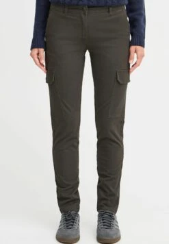 OXMO OXPALER SLIM FIT - Cargo Trousers - Ebony