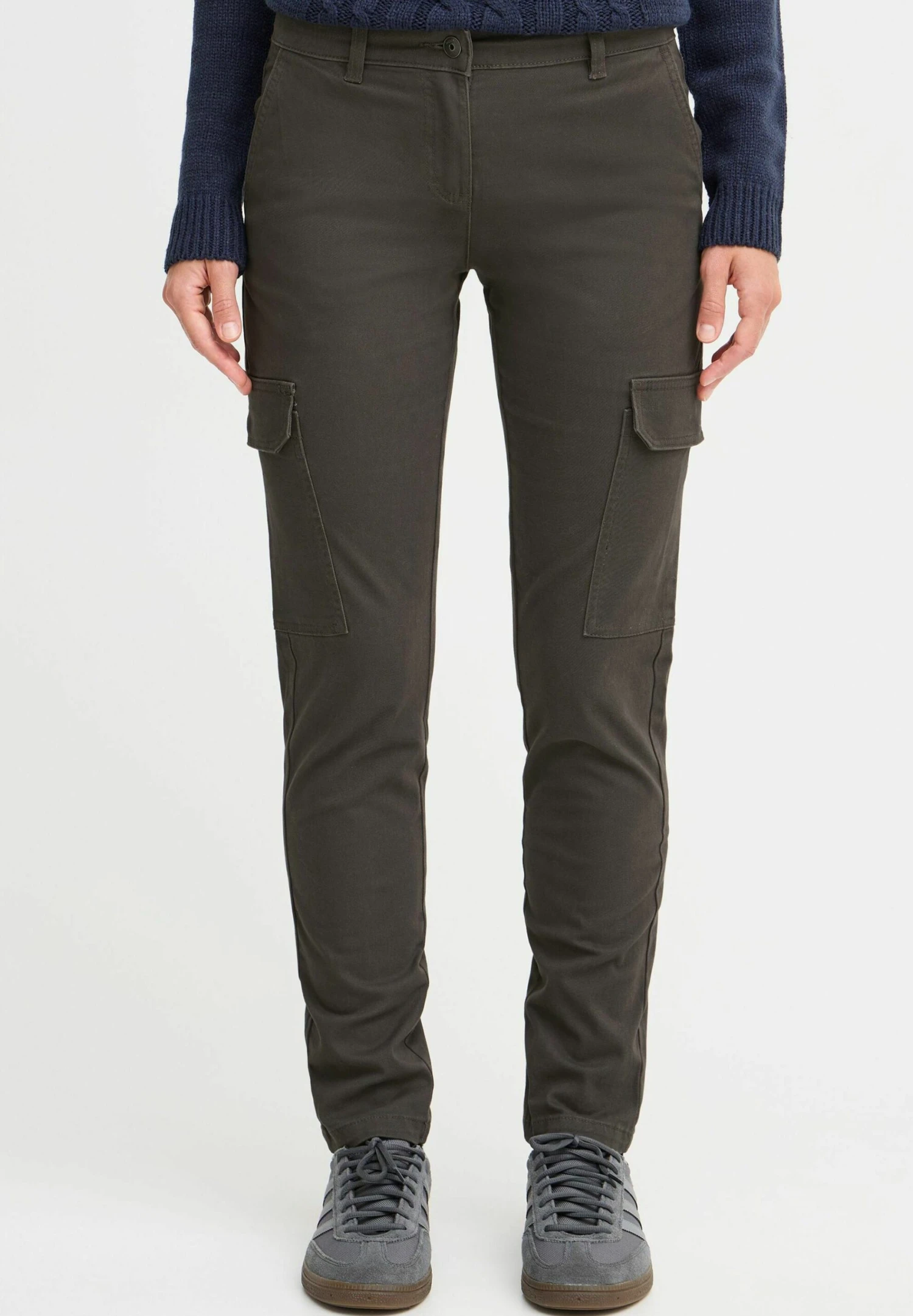 OXMO OXPALER SLIM FIT - Cargo Trousers - Ebony 1 OXMO OXPALER SLIM FIT - Cargo Trousers - Ebony