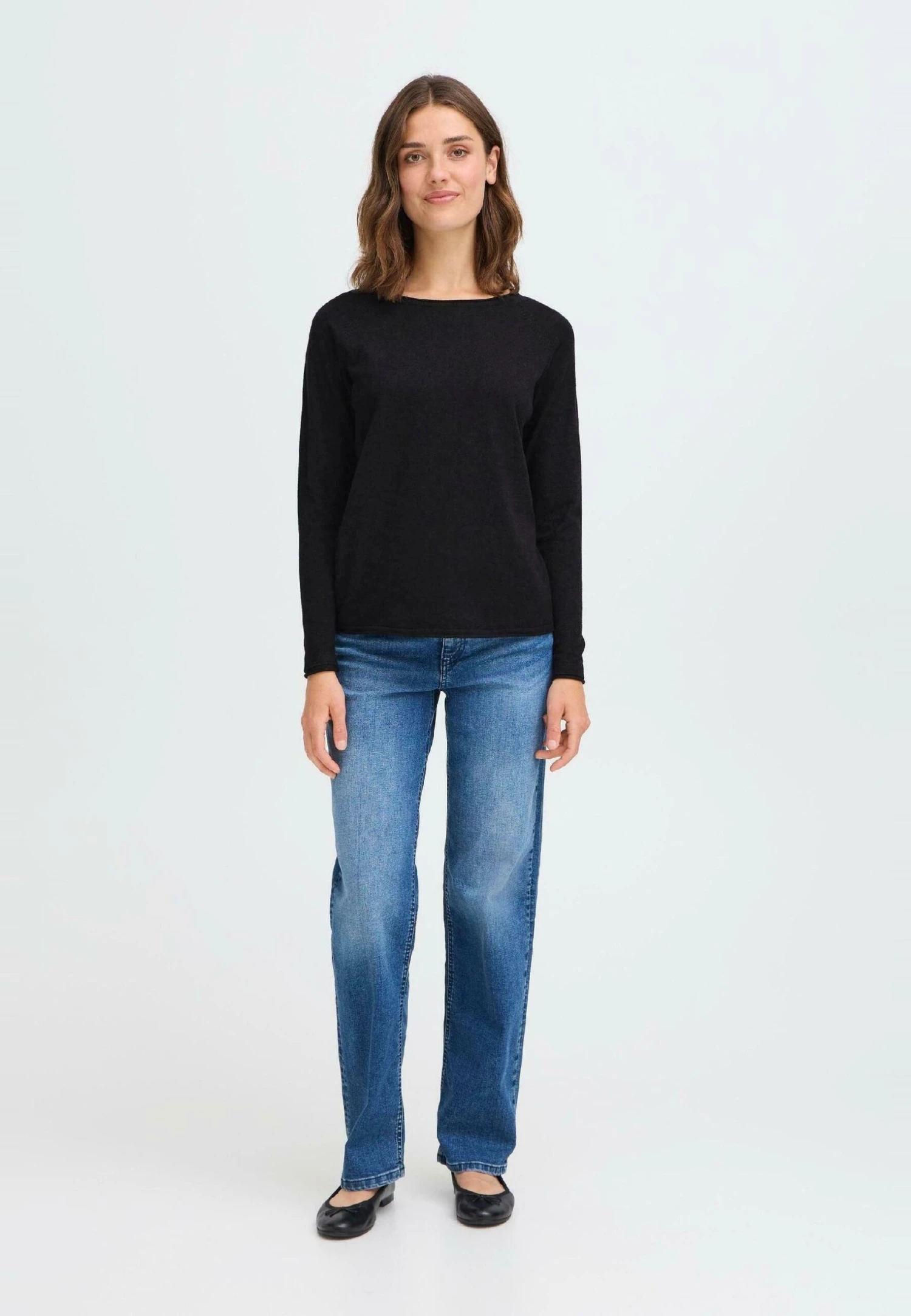 OXMO FRKEANA - Jumper - Black 2 OXMO FRKEANA - Jumper - Black - Image 2