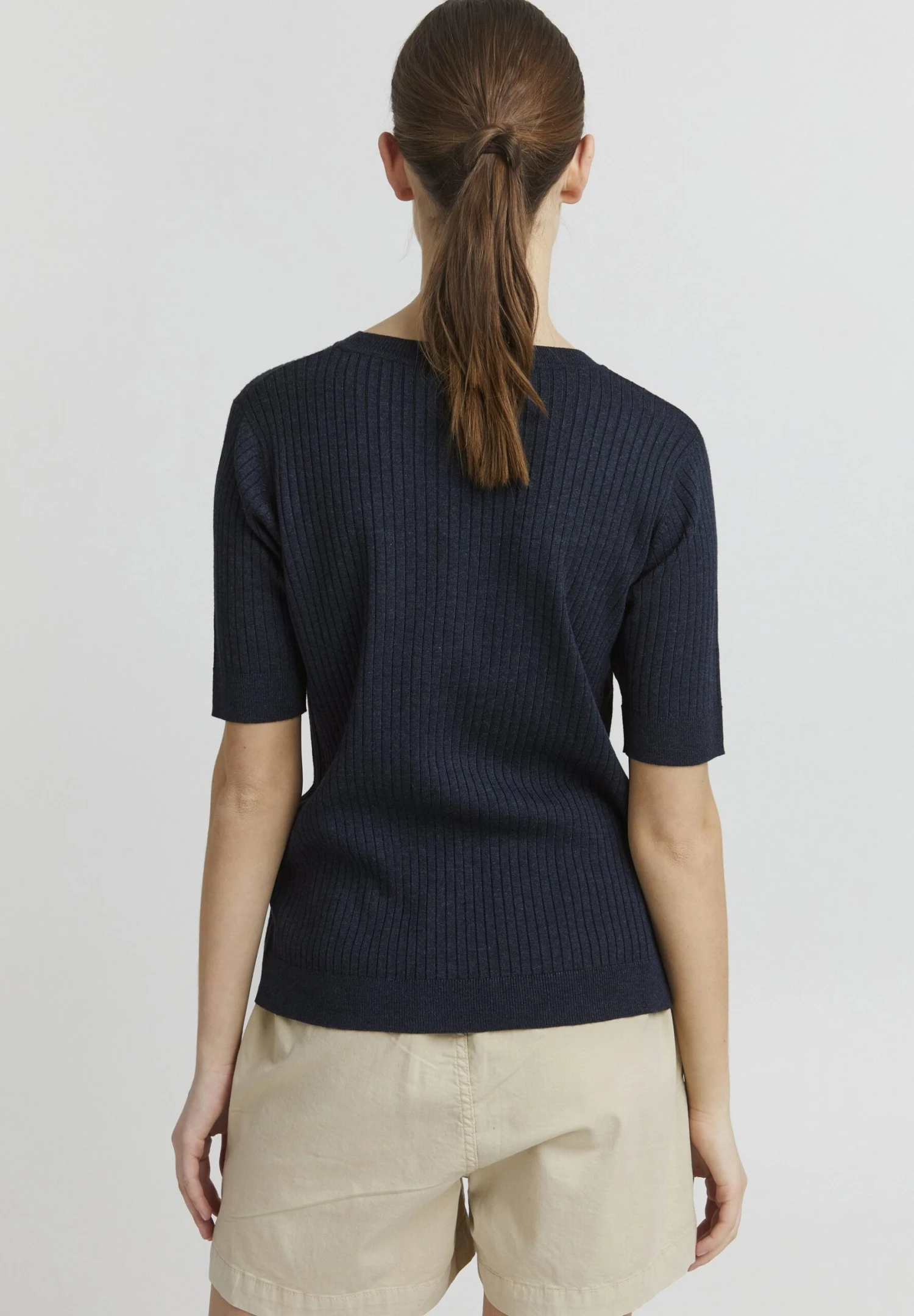 OXMO OXRIONA - Basic T-shirt - Totaleclipsemelange 3 OXMO OXRIONA - Basic T-shirt - Totaleclipsemelange - Image 3