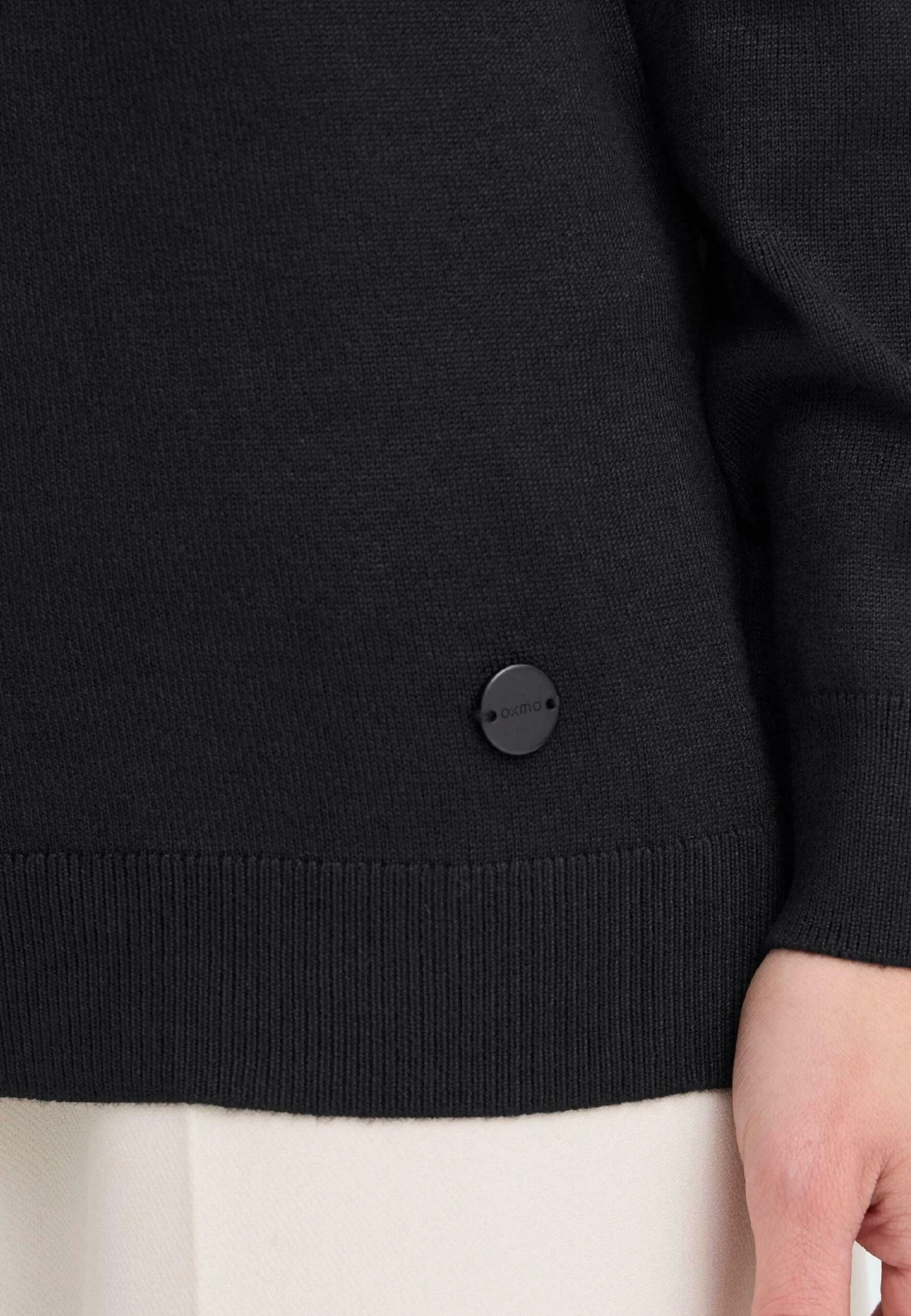 OXMO OXAIDA ROLLNECK - Jumper - Black 5 OXMO OXAIDA ROLLNECK - Jumper - Black - Image 5