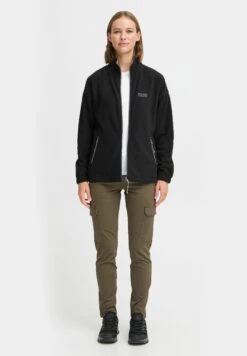 OXMO OXMARTA - Fleece Jacket - True Black -OXMO Store cd753bfce4bd46179b17d5062655496c