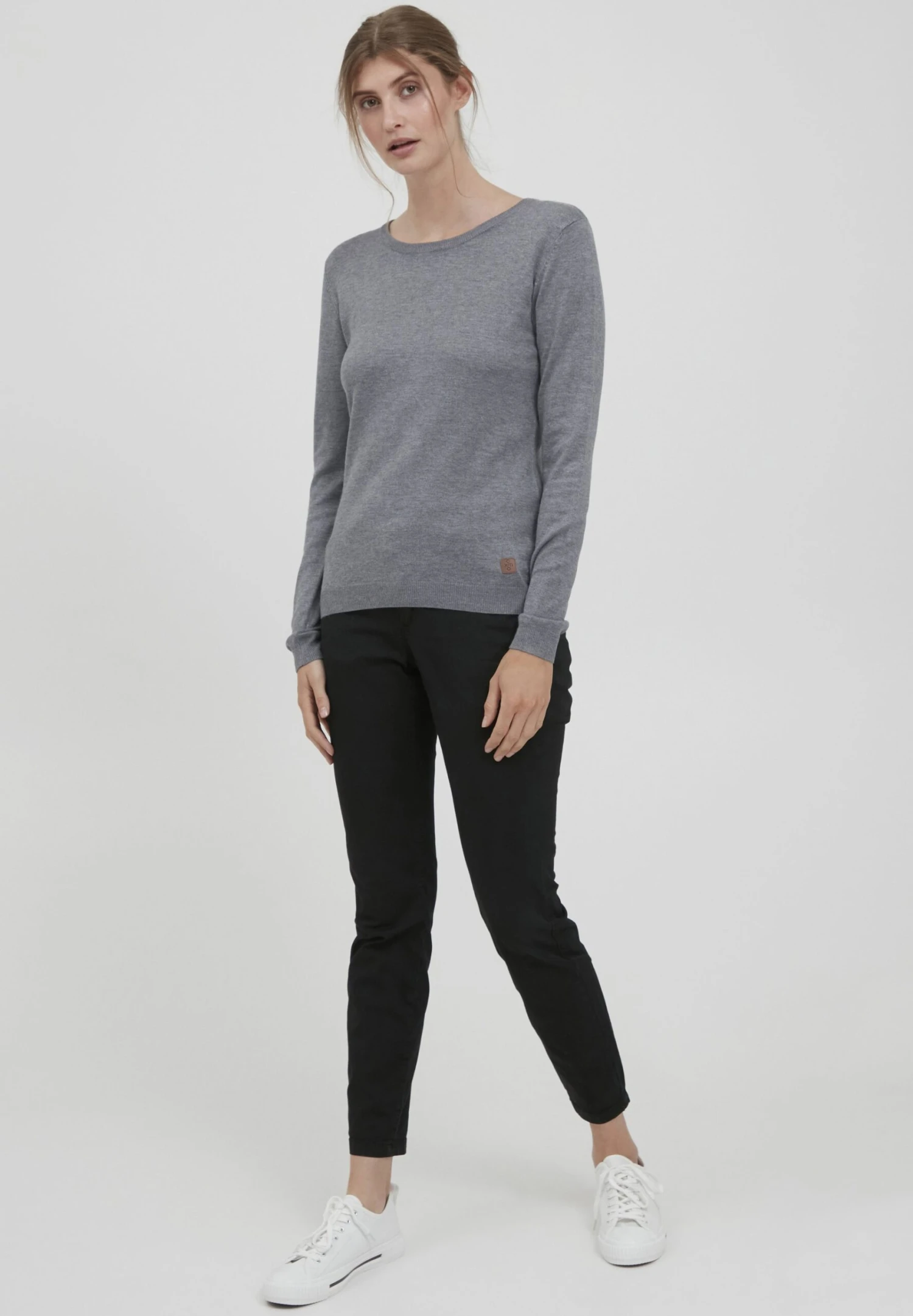 OXMO OXEDDA - Jumper - Grey Mel 2 OXMO OXEDDA - Jumper - Grey Mel - Image 2