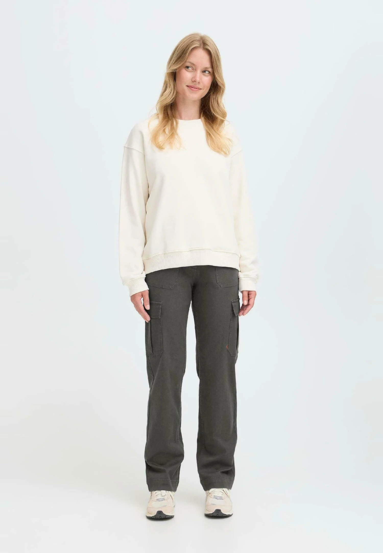 OXMO OXIBEN - Cargo Trousers - Forged Iron 3 OXMO OXIBEN - Cargo Trousers - Forged Iron - Image 3