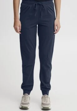 OXMO OXODETTE REGULAR FIT - Tracksuit Bottoms - Indigo Blue