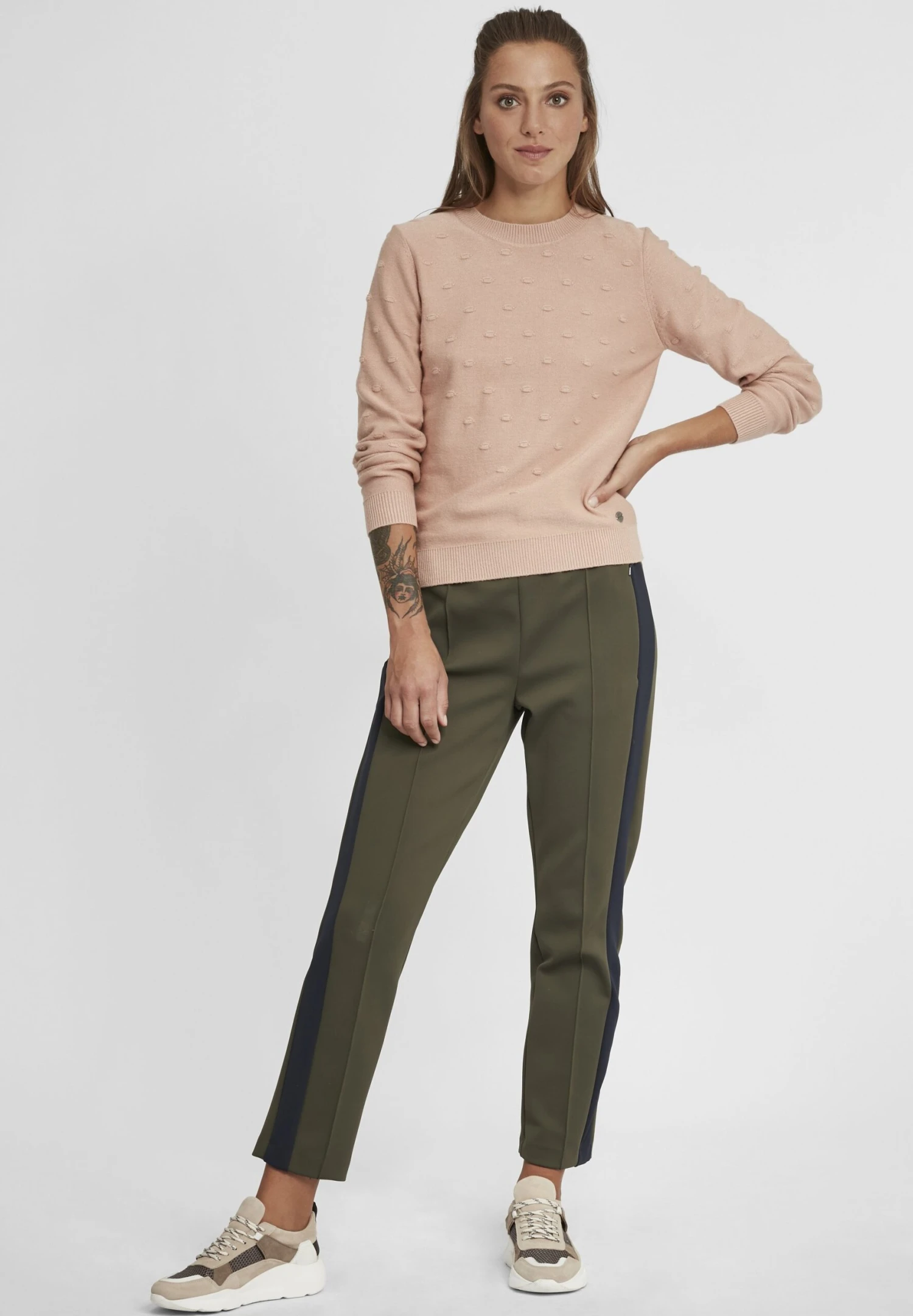 OXMO OXDOTTA - Jumper - Mahogany Rose 2 OXMO OXDOTTA - Jumper - Mahogany Rose - Image 2