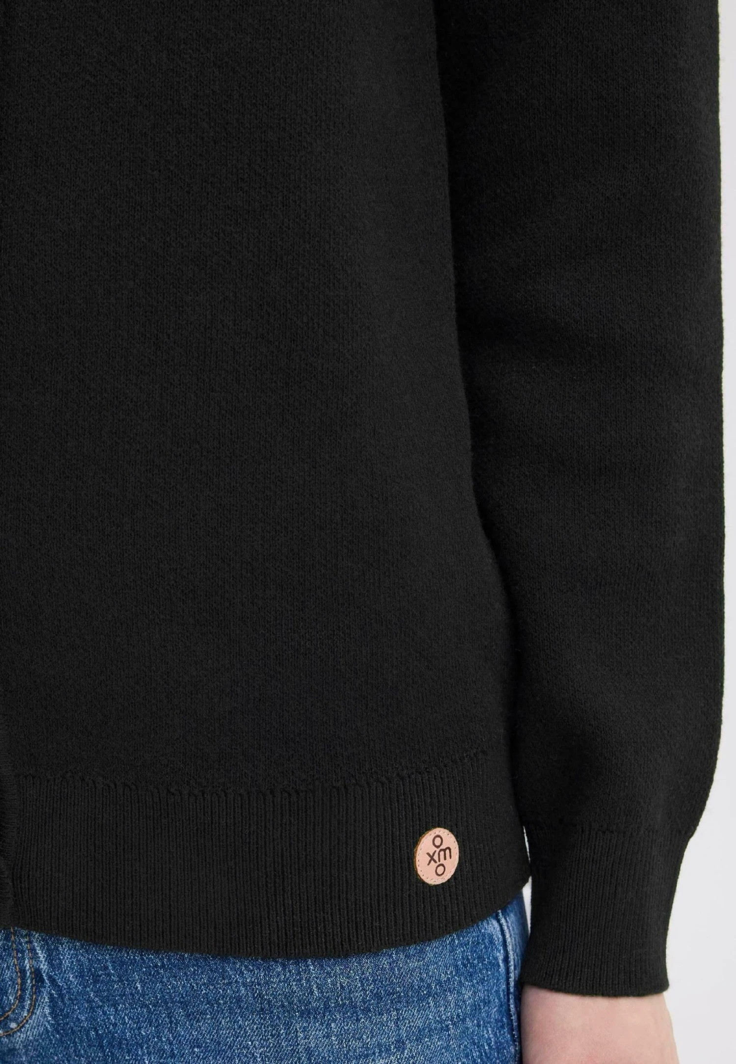 OXMO OXFIANA - Cardigan - True Black 5 OXMO OXFIANA - Cardigan - True Black - Image 5