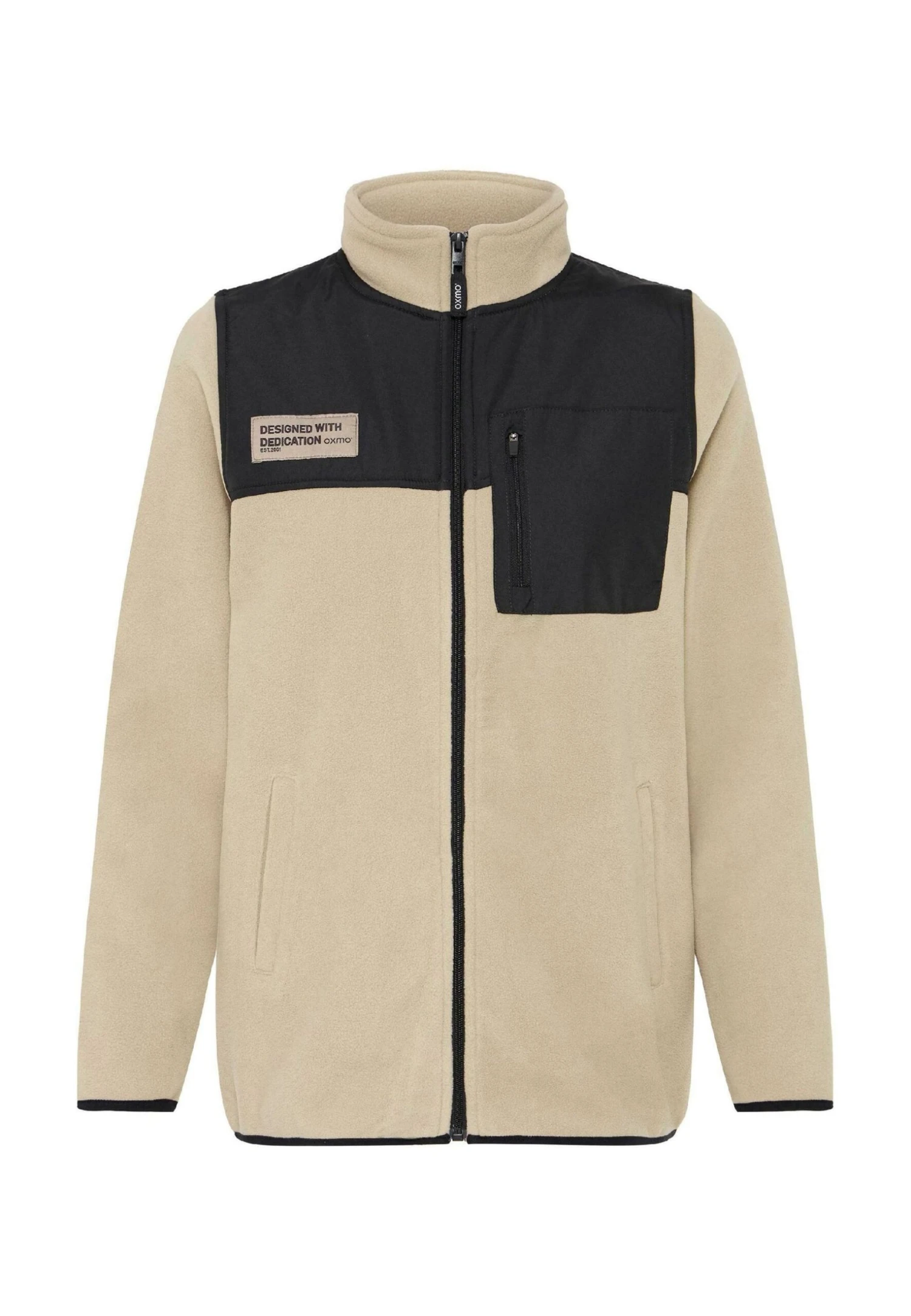 OXMO OXNETE - Fleece Jacket - Black 7 OXMO OXNETE - Fleece Jacket - Black - Image 7