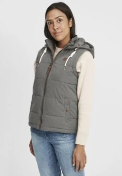 OXMO OXAlita - Waistcoat - Dark Grey