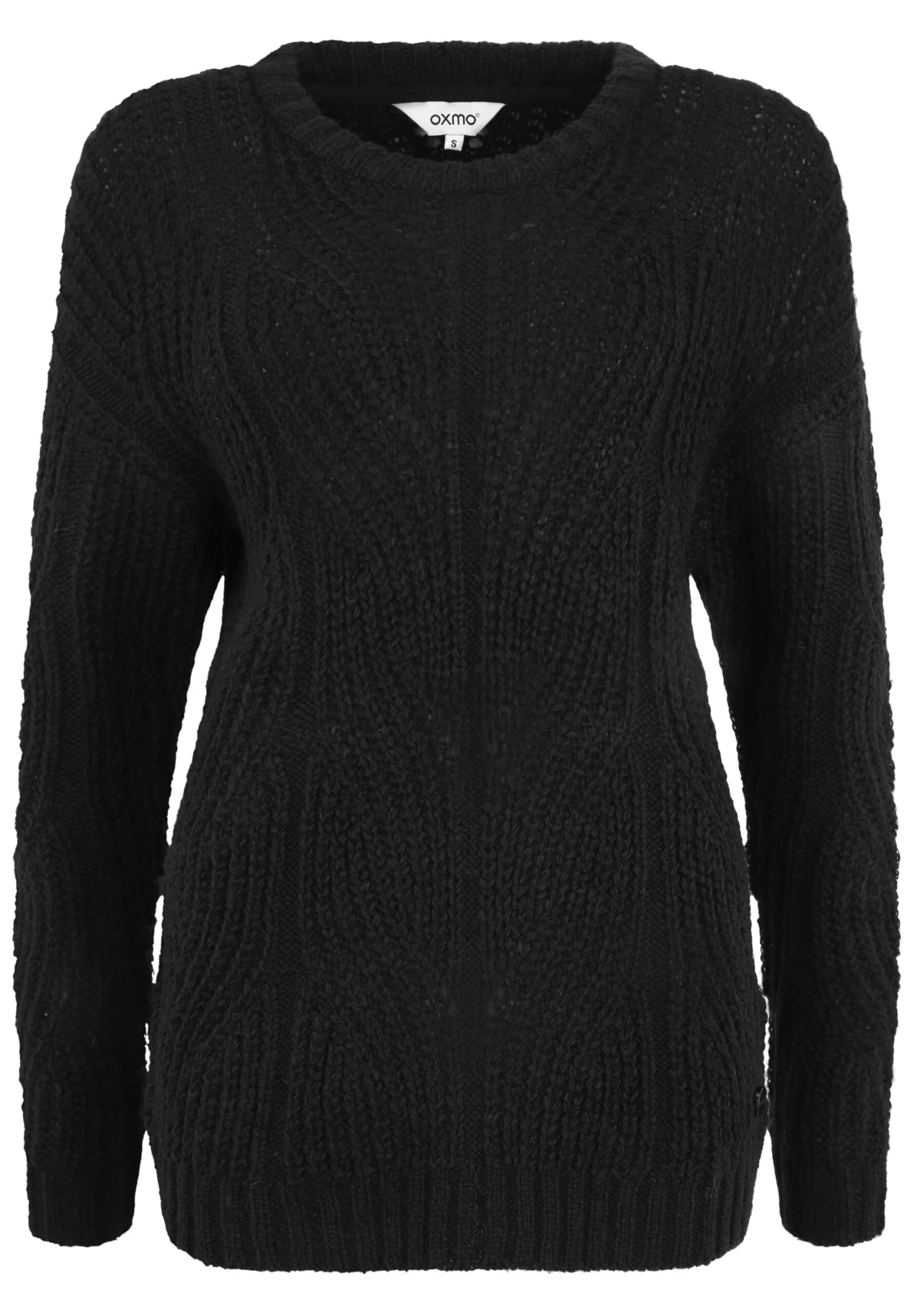 OXMO OXChiara - Jumper - Medium Grey Melange 11 OXMO OXChiara - Jumper - Medium Grey Melange - Image 11