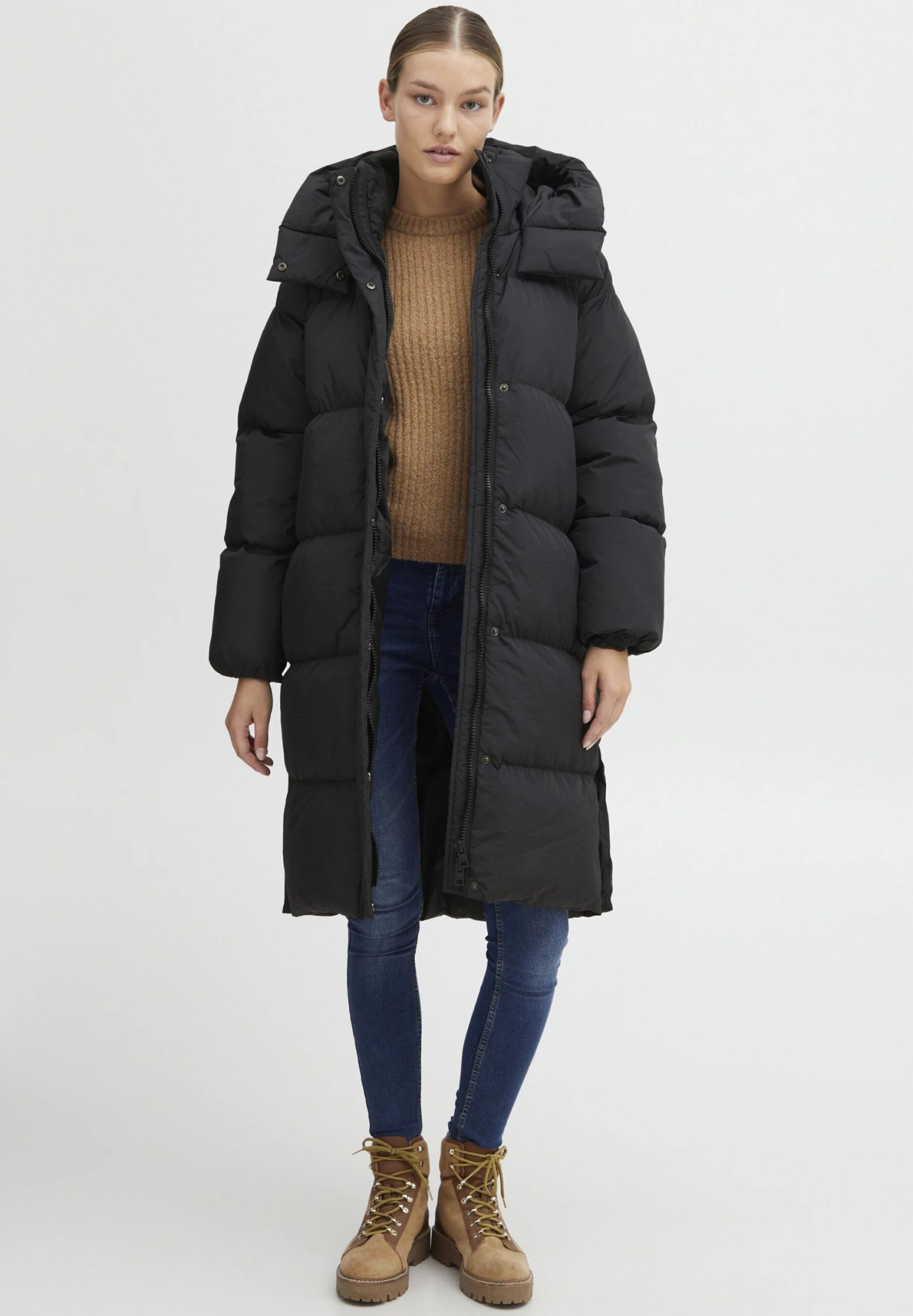 OXMO OXElice - Winter Coat - Black 2 OXMO OXElice - Winter Coat - Black - Image 2