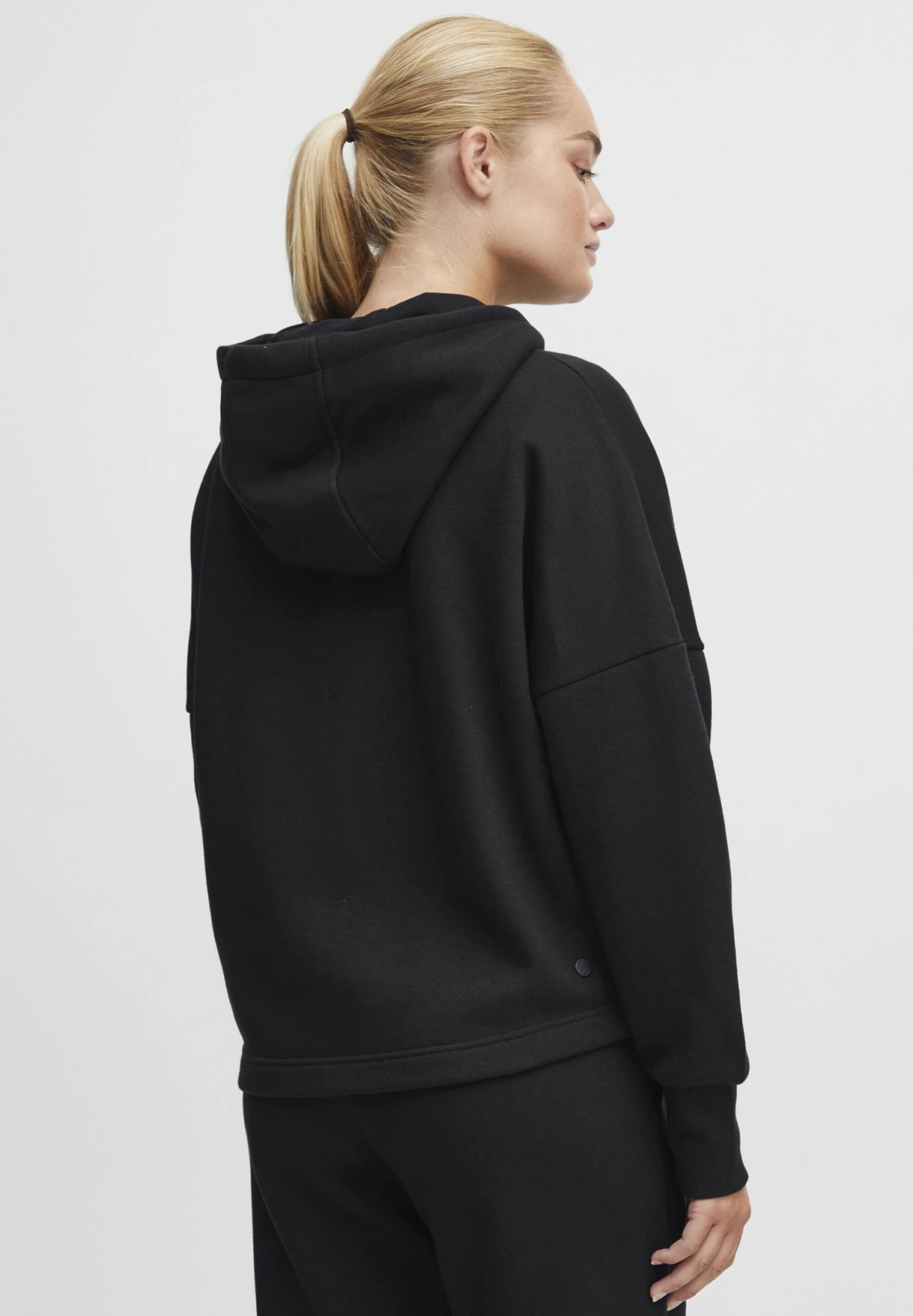 OXMO OXSANICE - Zip-up Sweatshirt - Black 3 OXMO OXSANICE - Zip-up Sweatshirt - Black - Image 3