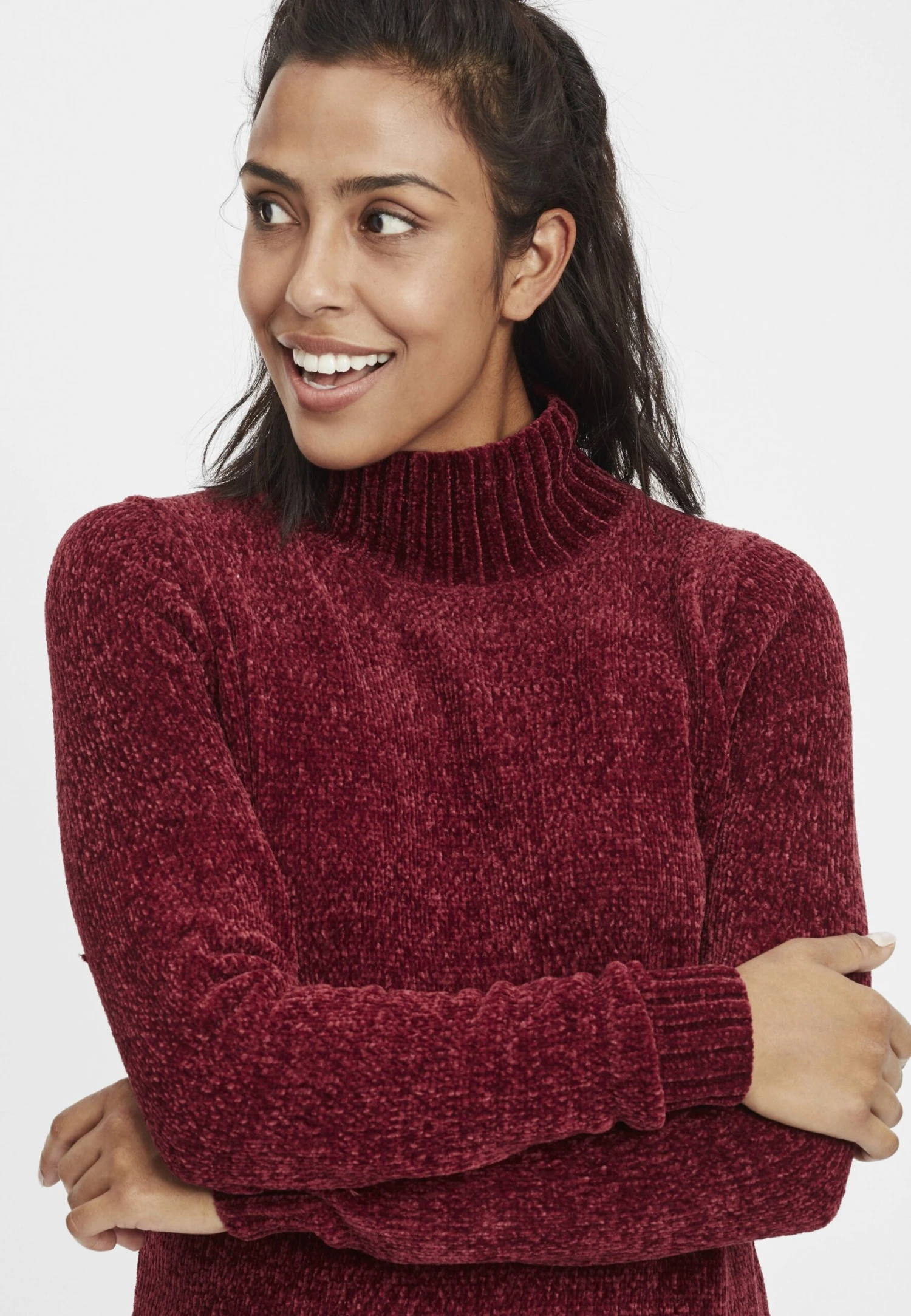 OXMO OXESTELLA - Jumper - Wine Red 4 OXMO OXESTELLA - Jumper - Wine Red - Image 4