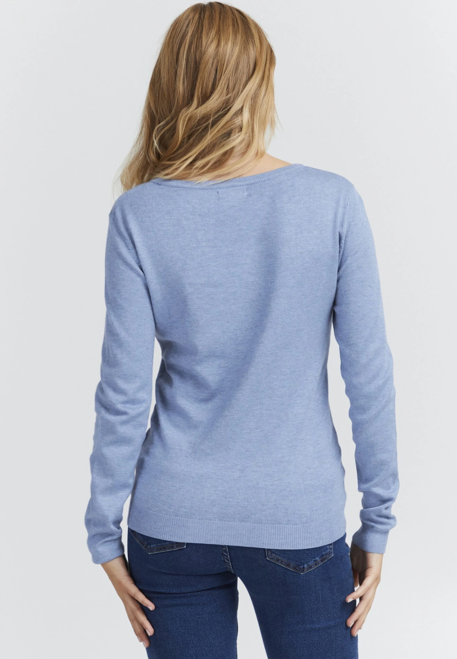 OXMO OXEDDA - Jumper - Stonewash Melange 3 OXMO OXEDDA - Jumper - Stonewash Melange - Image 3