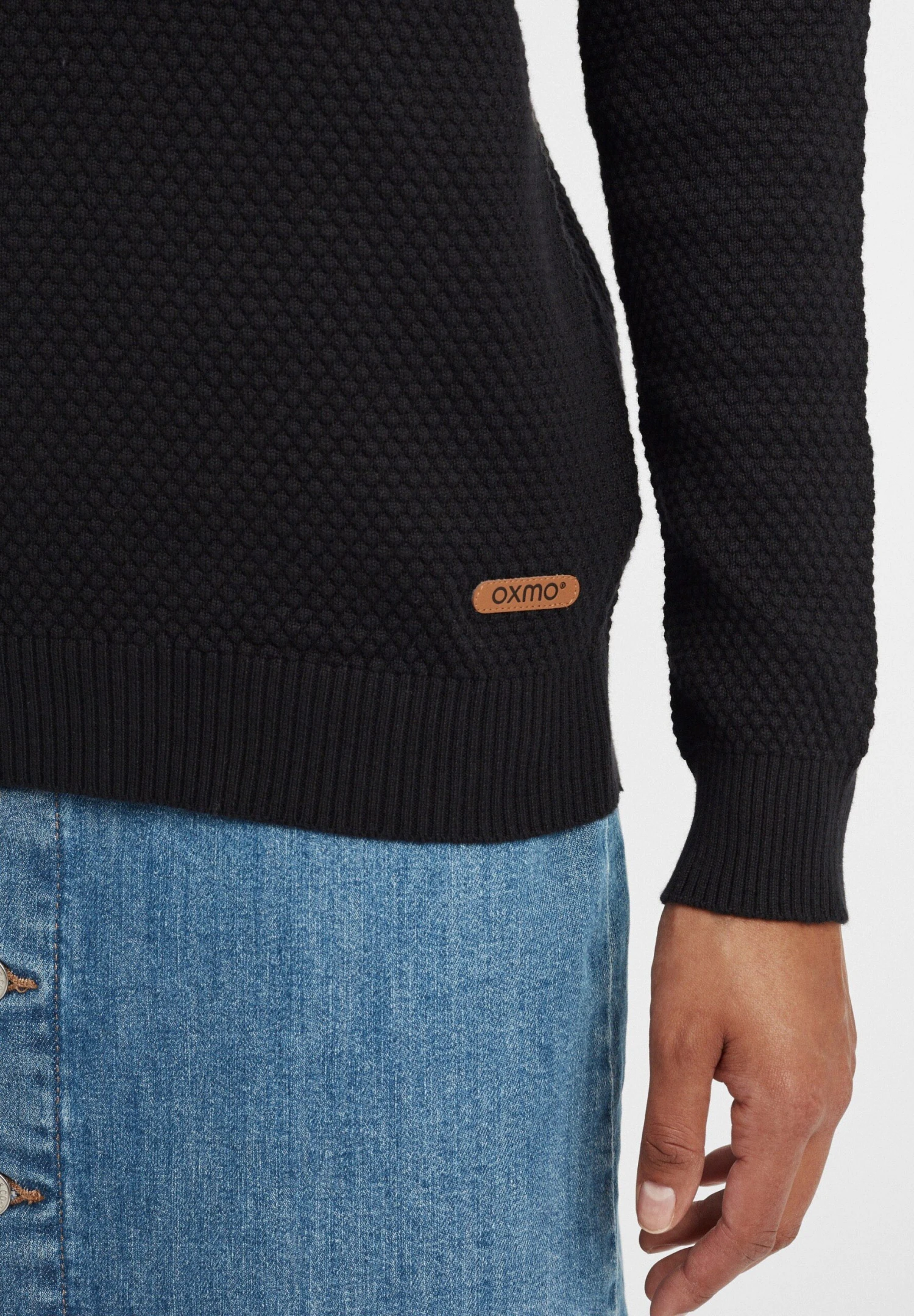 OXMO OXSINA - Jumper - Black 5 OXMO OXSINA - Jumper - Black - Image 5