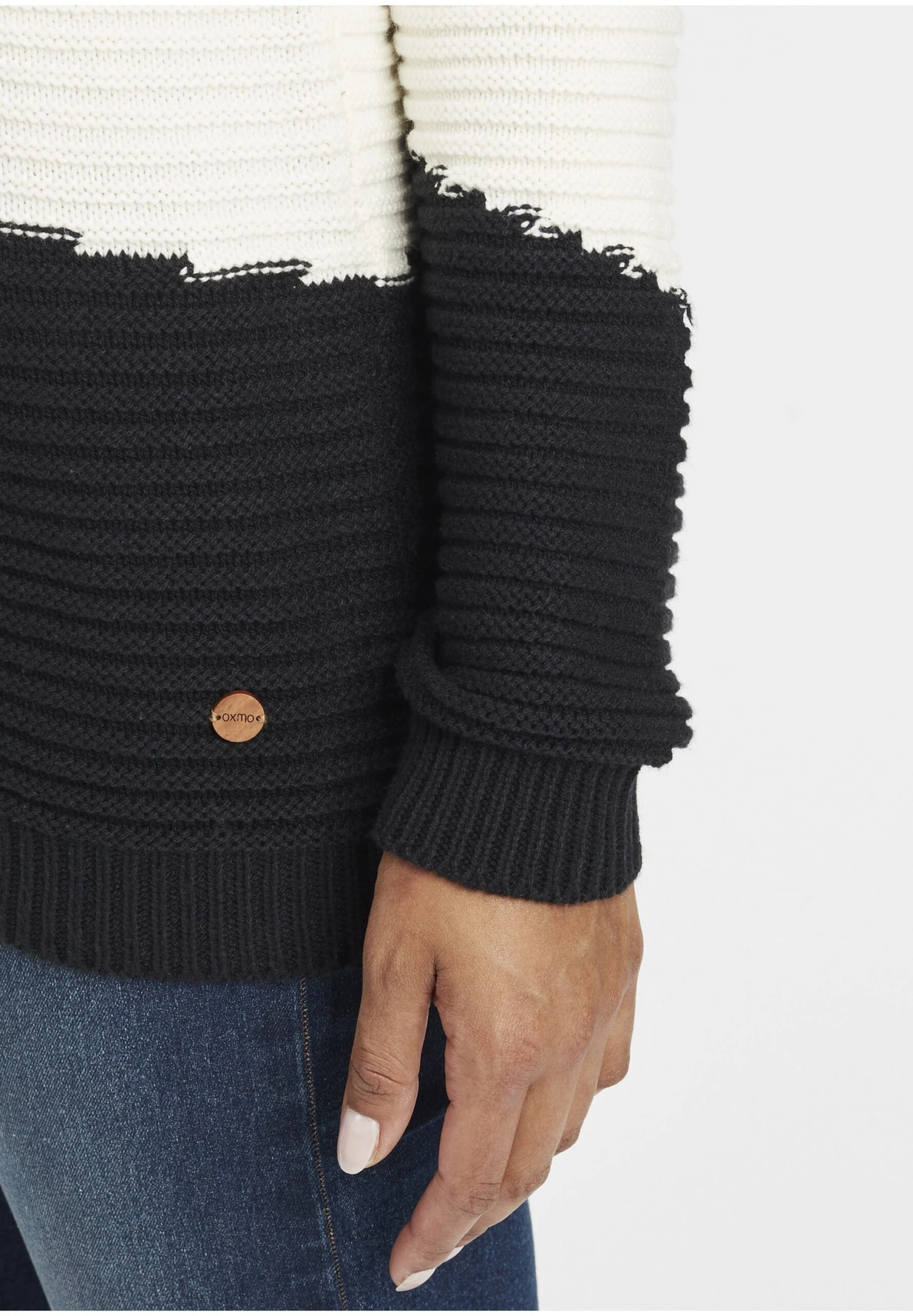 OXMO OXOLMA - Jumper - Dark Grey 5 OXMO OXOLMA - Jumper - Dark Grey - Image 5