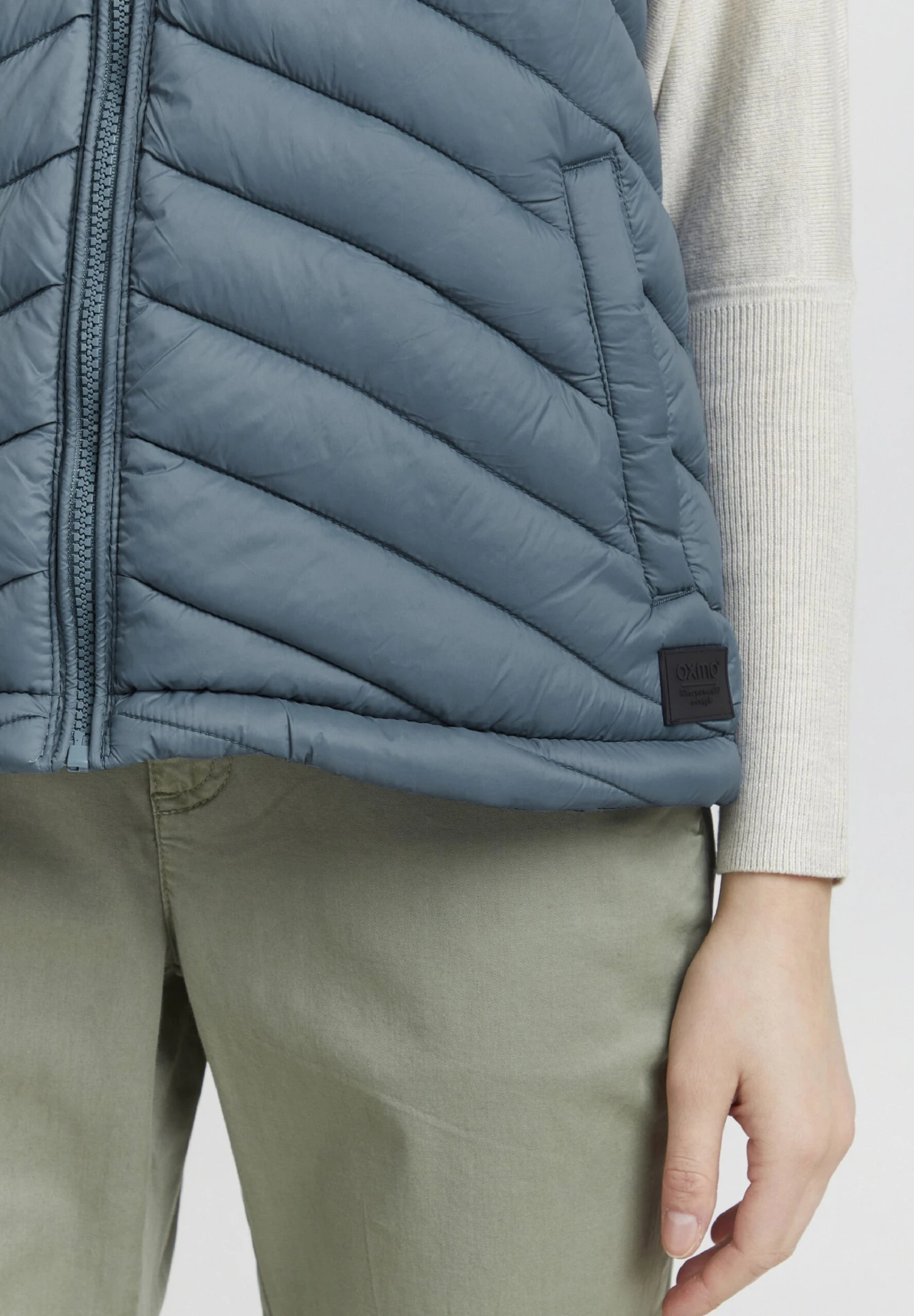 OXMO OXTelppa - Waistcoat - Bluestone 5 OXMO OXTelppa - Waistcoat - Bluestone - Image 5