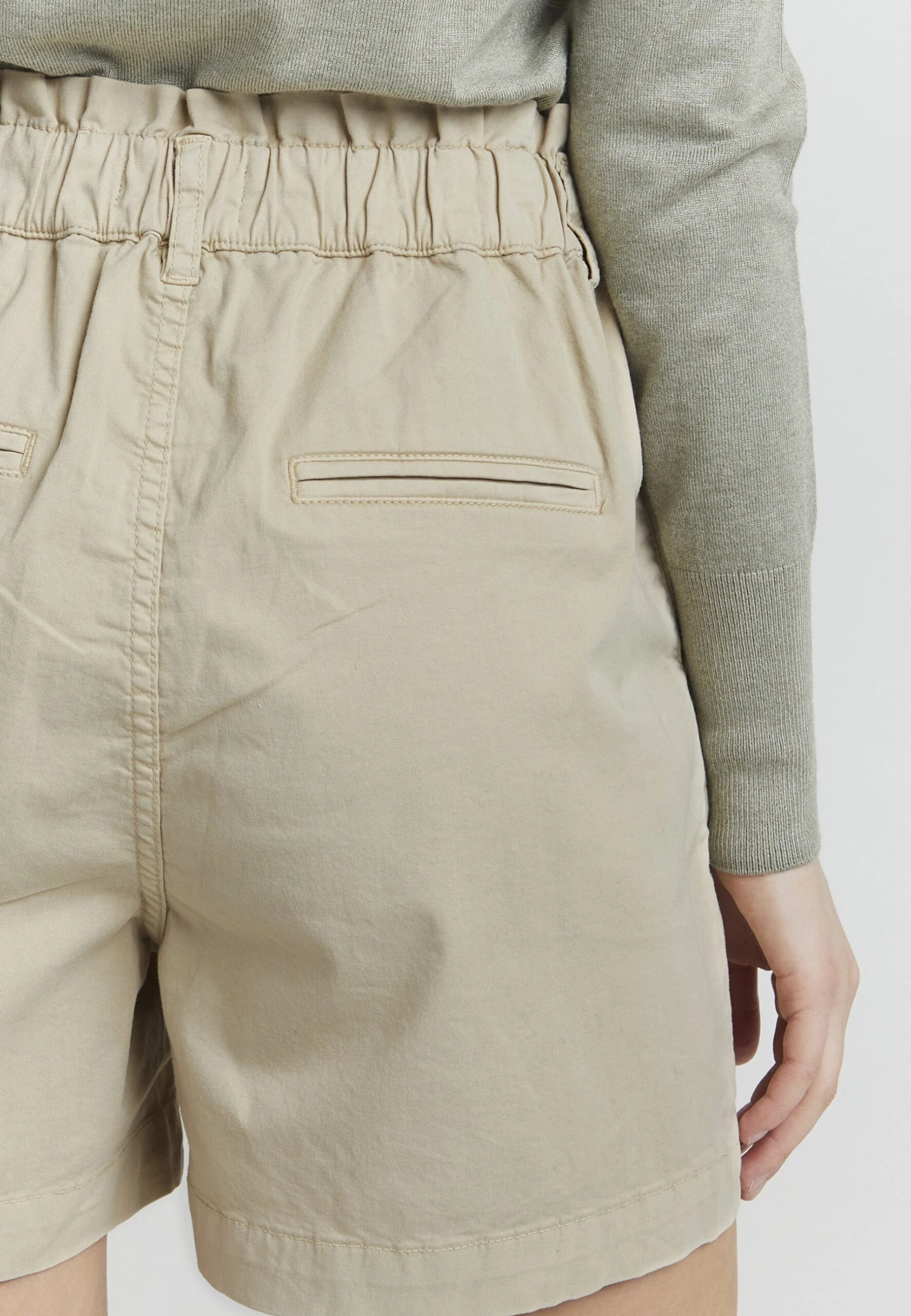 OXMO OXCHAI REGULAR FIT - Shorts - Cement 3 OXMO OXCHAI REGULAR FIT - Shorts - Cement - Image 3