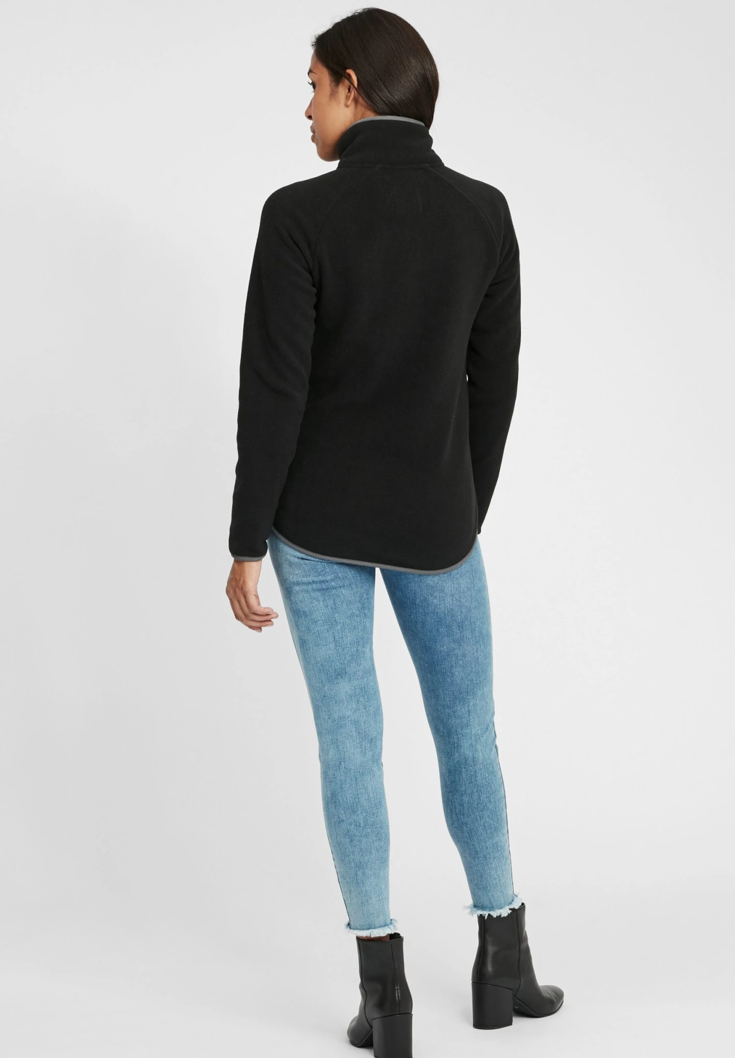 OXMO OXMalin - Fleece Jacket - Black 3 OXMO OXMalin - Fleece Jacket - Black - Image 3