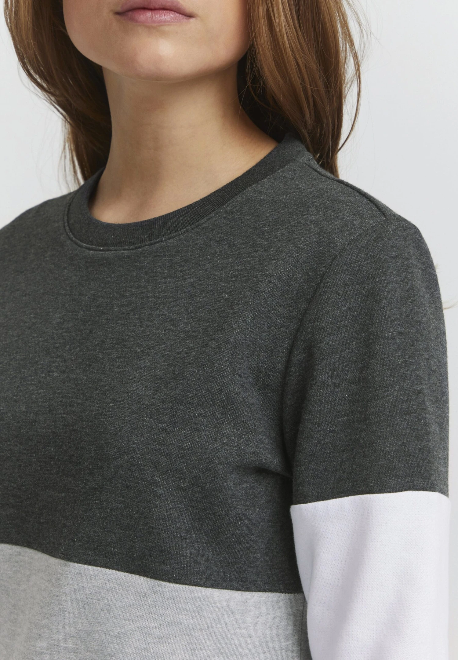 OXMO OXOMILA - Day Dress - Dark Grey Melange 4 OXMO OXOMILA - Day Dress - Dark Grey Melange - Image 4