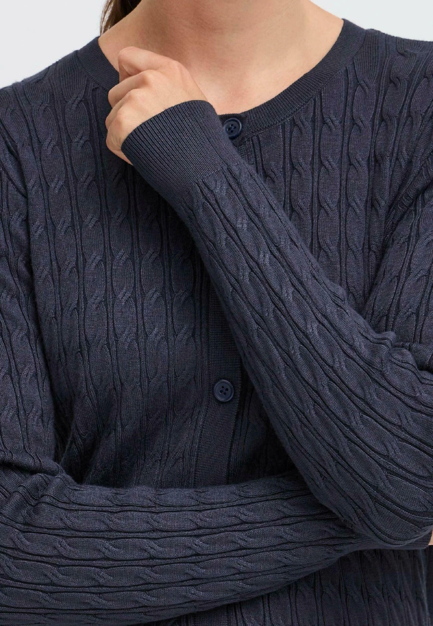 OXMO IHSASJA - Cardigan - Total Eclipse 5 OXMO IHSASJA - Cardigan - Total Eclipse - Image 5