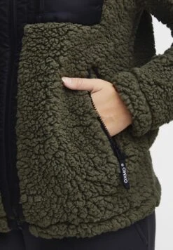 OXMO OXELLIN - Fleece Jacket - Dusty Olive 14 OXMO OXELLIN - Fleece Jacket - Dusty Olive -OXMO Store d3284db3039249a39eaea7b15653d720