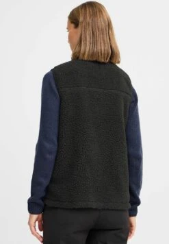 OXMO OXTINNE TEDDY - Waistcoat - Black 11 OXMO OXTINNE TEDDY - Waistcoat - Black -OXMO Store d32df2a4a1b0467c9159969692636613