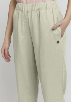OXMO OXALFA LINEN MIX - Trousers - Seagrass 12 OXMO OXALFA LINEN MIX - Trousers - Seagrass -OXMO Store d35ffd98561a4513bf165b94c5dfaadf
