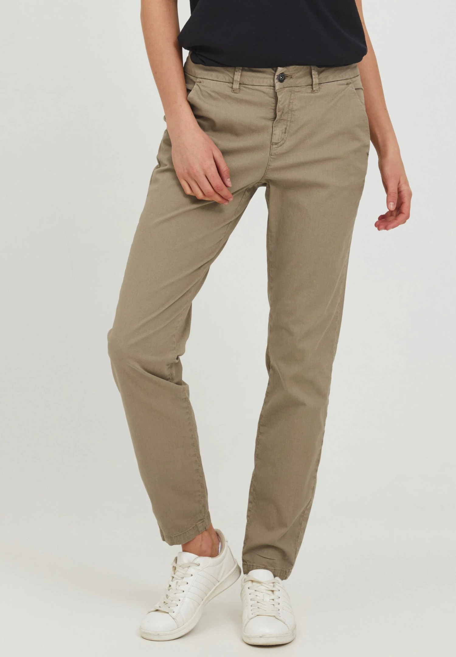 OXMO OXCHILLI - Chinos - Silver Mink 1 OXMO OXCHILLI - Chinos - Silver Mink