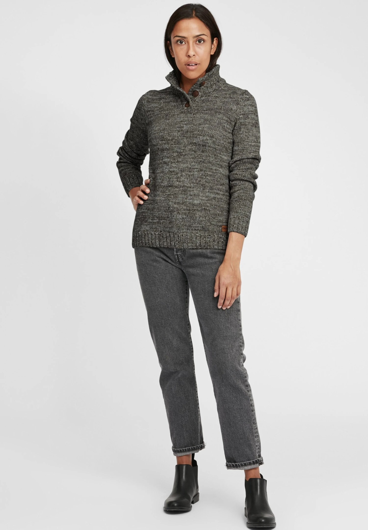 OXMO OXPhiklicita - Jumper - Black 2 OXMO OXPhiklicita - Jumper - Black - Image 2