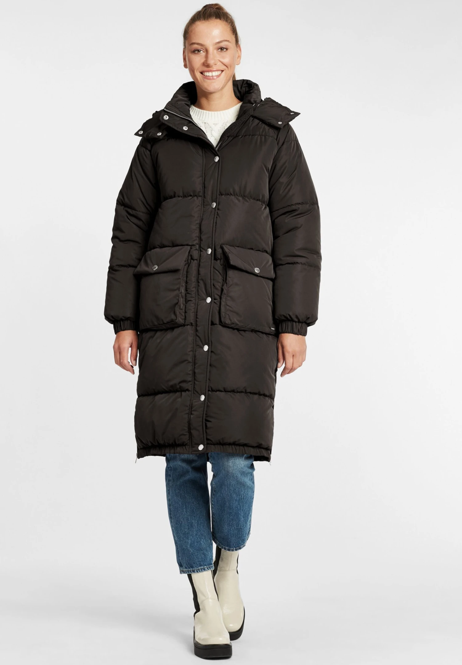 OXMO OXALBA - Winter Coat - Black 1 OXMO OXALBA - Winter Coat - Black