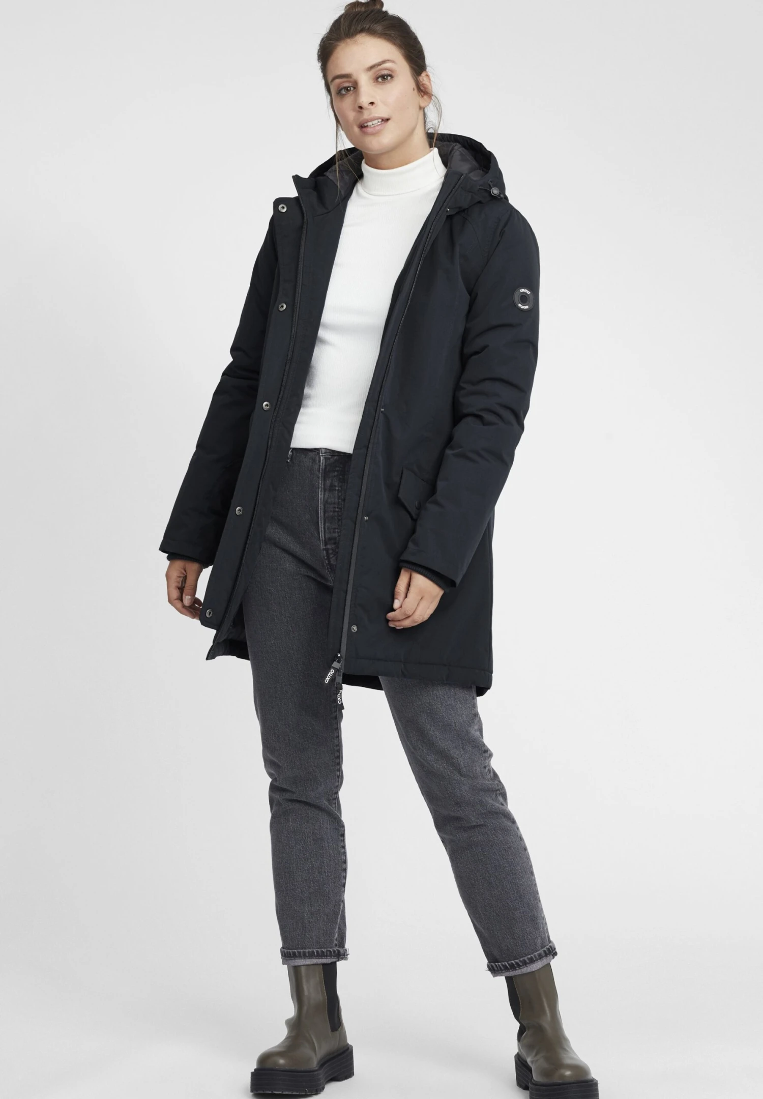 OXMO OXTamila - Winter Coat - Black 2 OXMO OXTamila - Winter Coat - Black - Image 2