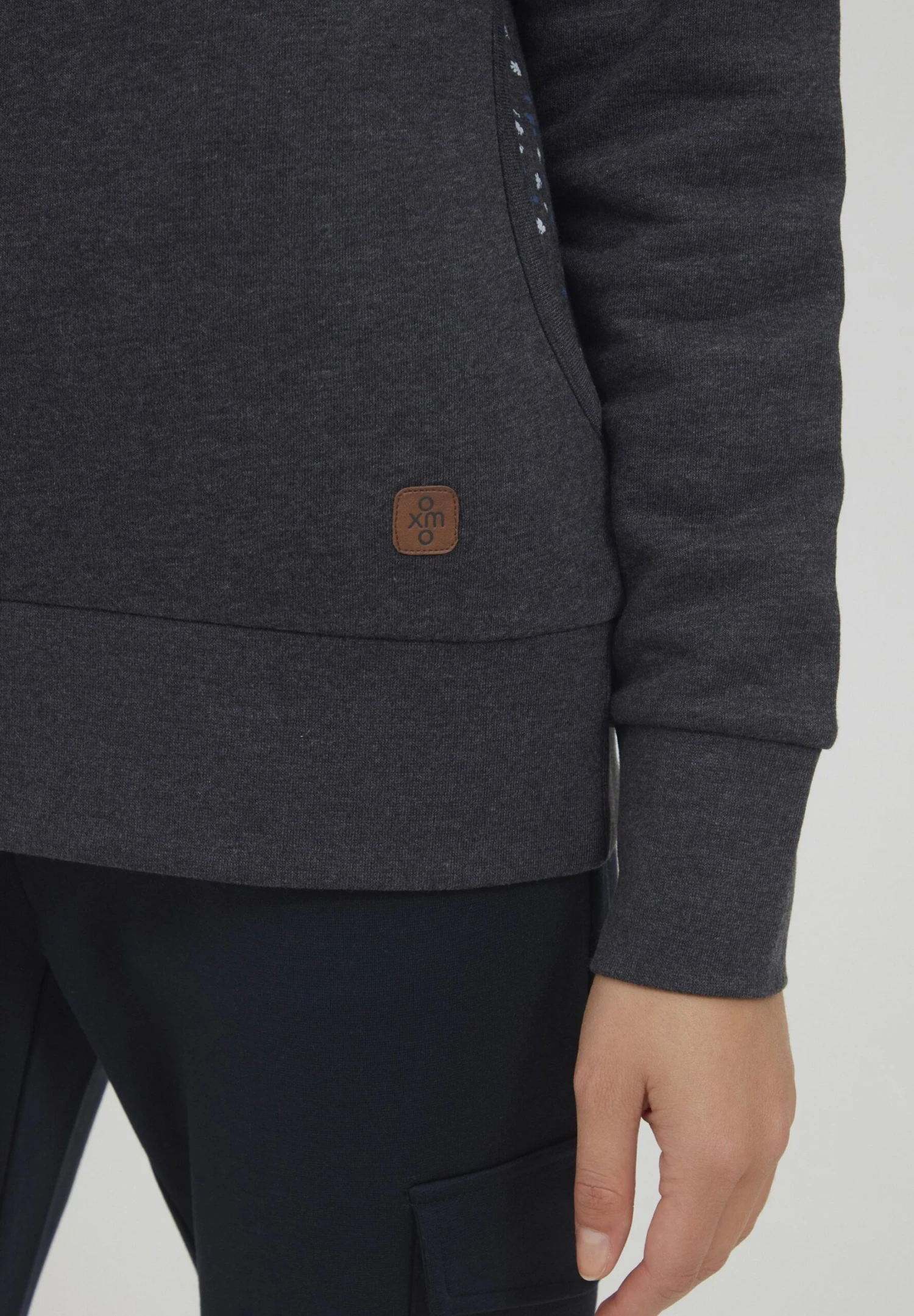 OXMO OXUDINE - Sweatshirt - Dark Grey Melange 5 OXMO OXUDINE - Sweatshirt - Dark Grey Melange - Image 5