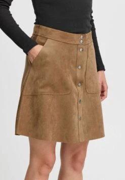 OXMO OXJUNE - A-line Skirt - Sepia Tint 12 OXMO OXJUNE - A-line Skirt - Sepia Tint -OXMO Store d5d05817a5c94b8cbb7e44beb309834d