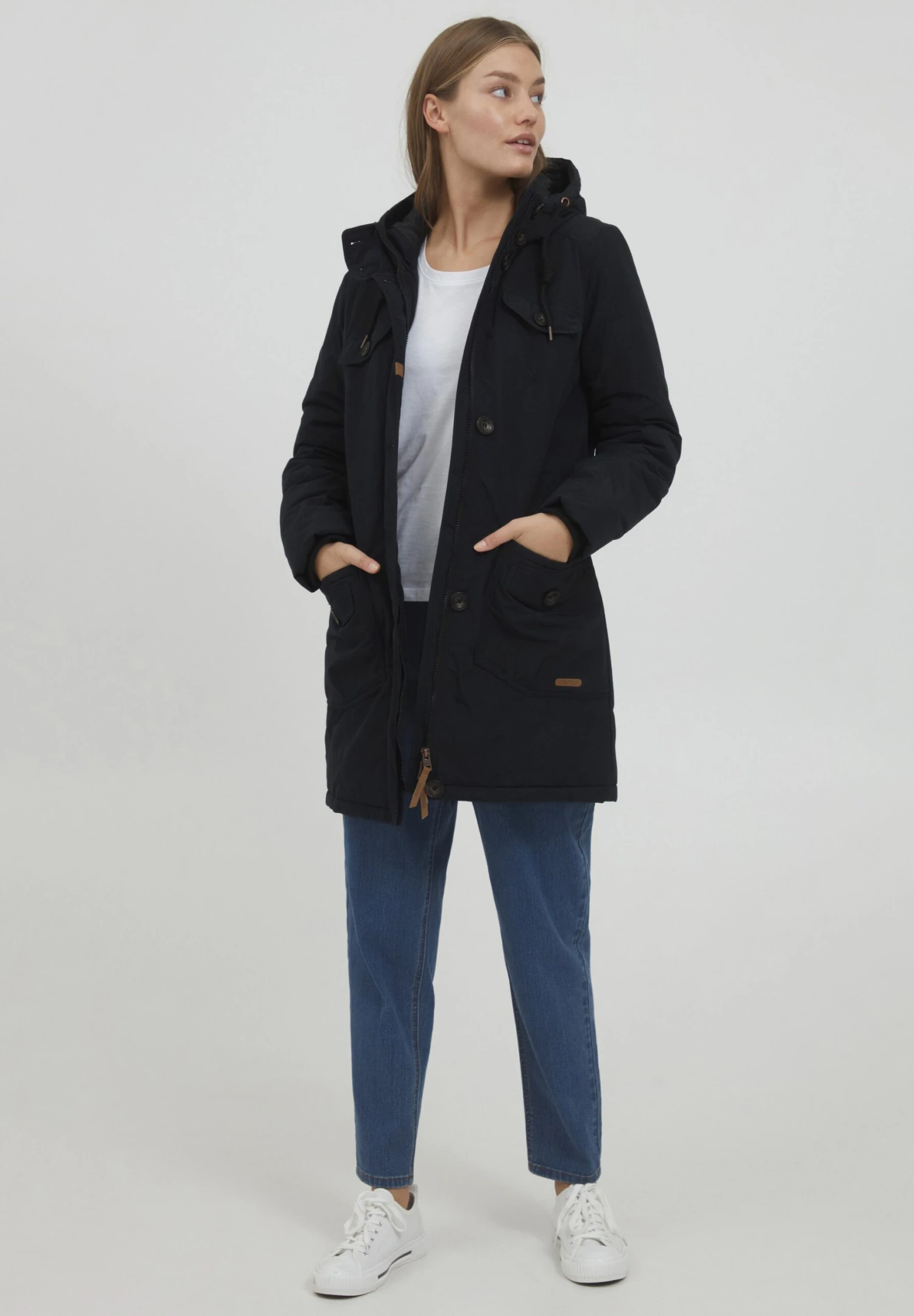 OXMO OXTALA - Winter Coat - Black 2 OXMO OXTALA - Winter Coat - Black - Image 2