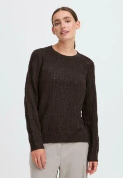 OXMO FRSINVA - Jumper - Chocolate Torte Melange