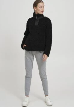 OXMO OXELINA - Fleece Jumper - Black 11 OXMO OXELINA - Fleece Jumper - Black -OXMO Store d676592283bc40af9f9ac56284a48210