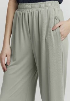 OXMO OXBRYNDIS REGULAR FIT WIDE LEG - Trousers - Sea Grass 12 OXMO OXBRYNDIS REGULAR FIT WIDE LEG - Trousers - Sea Grass -OXMO Store d6a5cc3701ca4a51866442c46d37b357