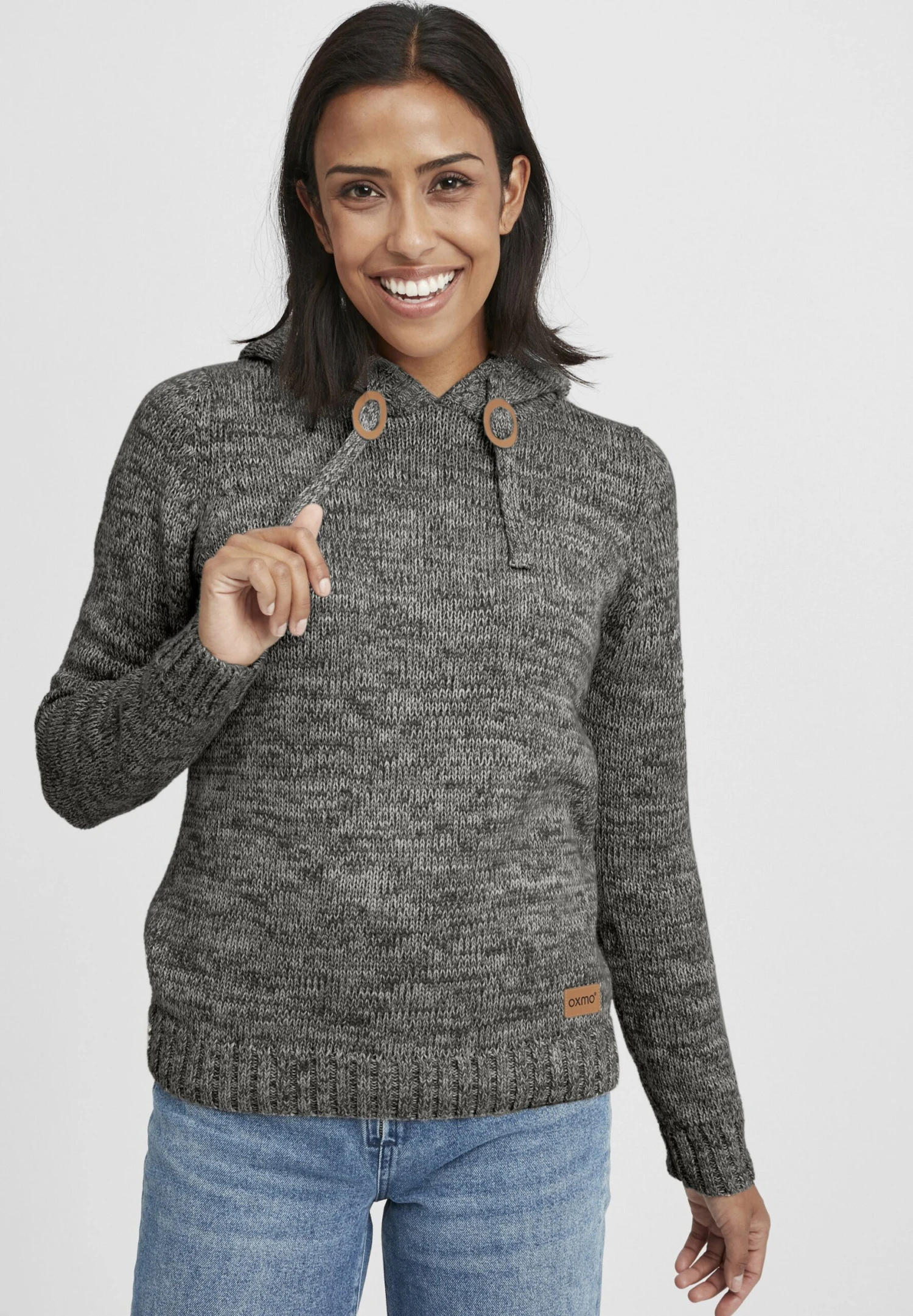 OXMO OXPHILIA - Jumper - Dark Grey 1 OXMO OXPHILIA - Jumper - Dark Grey