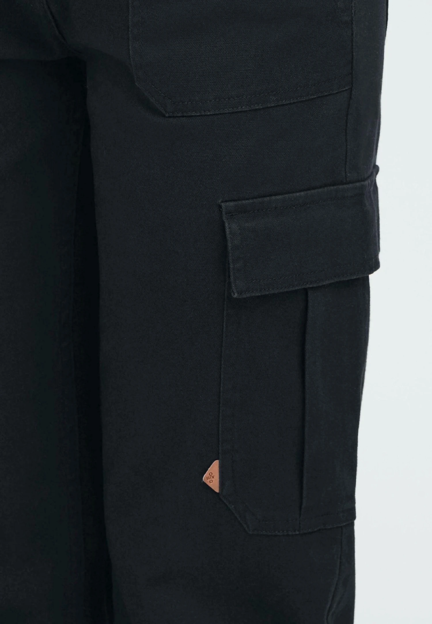 OXMO OXIBEN - Cargo Trousers - Black 6 OXMO OXIBEN - Cargo Trousers - Black - Image 6