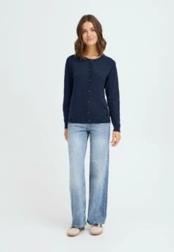 OXMO OXAIDA - Cardigan - Total Eclipse Melange 9 OXMO OXAIDA - Cardigan - Total Eclipse Melange -OXMO Store d79b07ab00e844d7b061e959da433c16