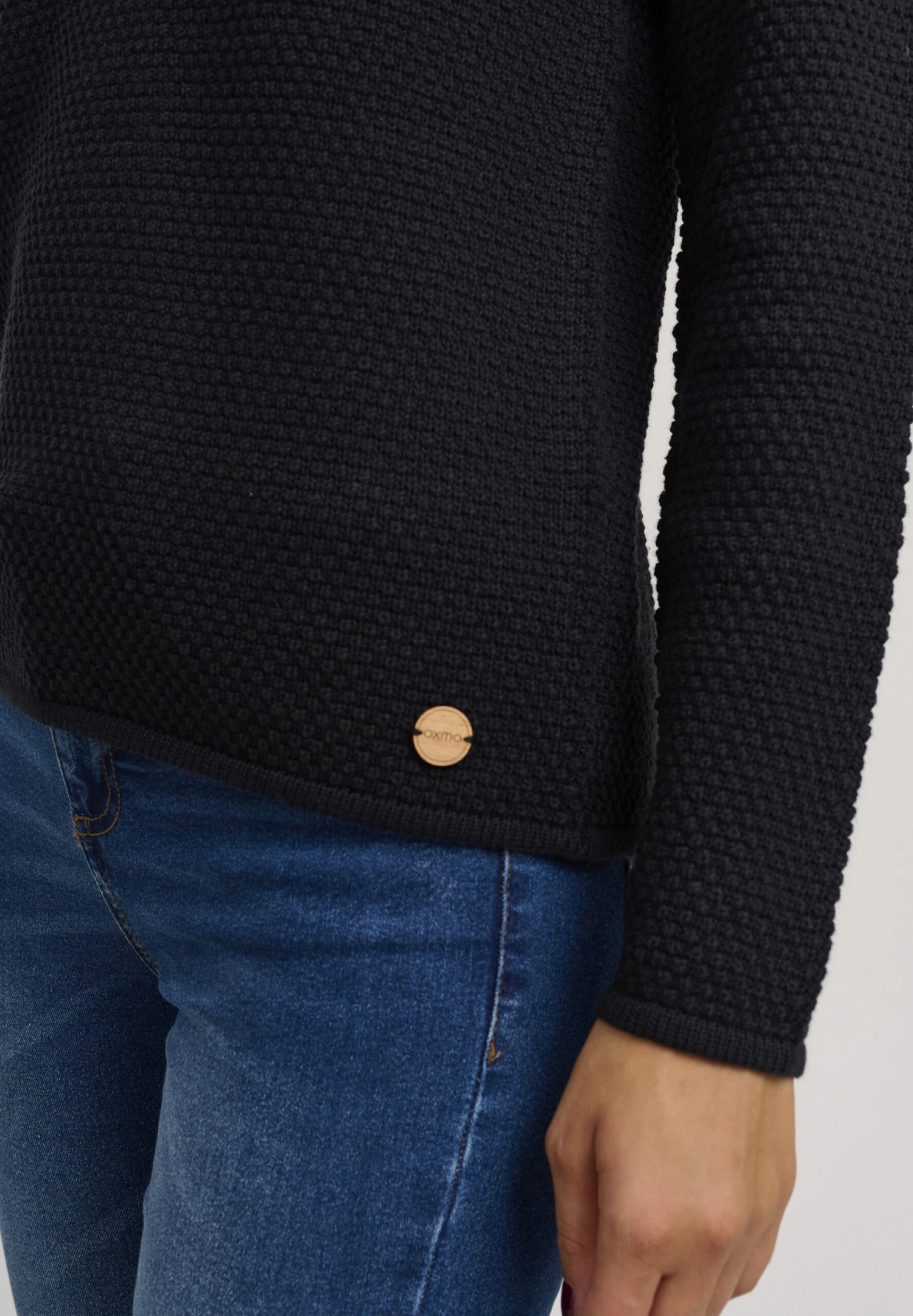 OXMO OXHANNA - Jumper - Black 4 OXMO OXHANNA - Jumper - Black - Image 4