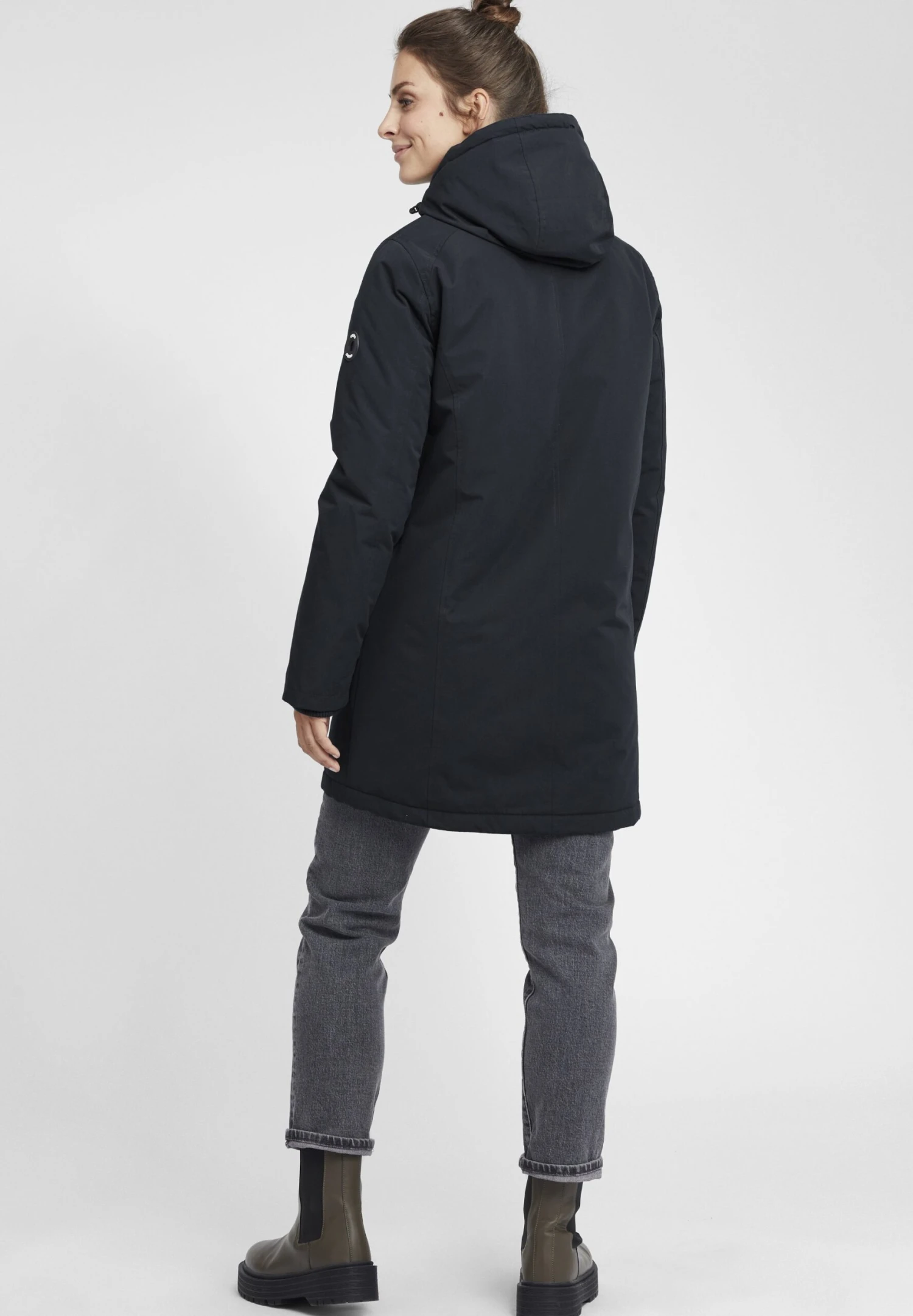 OXMO OXTamila - Winter Coat - Black 3 OXMO OXTamila - Winter Coat - Black - Image 3