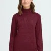OXMO OXAIDA ROLLNECK - Jumper - Chocolate Truffle