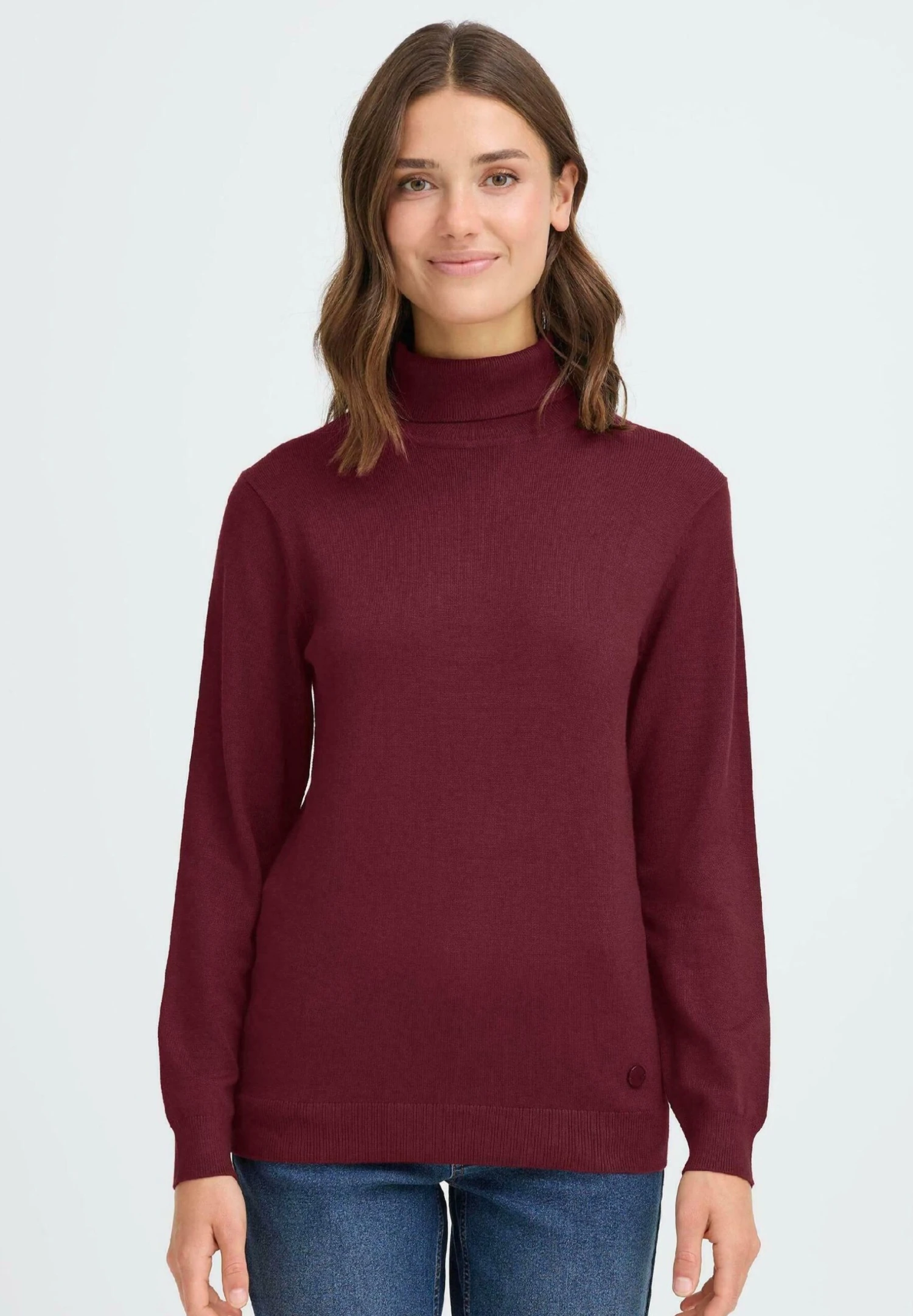 OXMO OXAIDA ROLLNECK - Jumper - Chocolate Truffle 1 OXMO OXAIDA ROLLNECK - Jumper - Chocolate Truffle