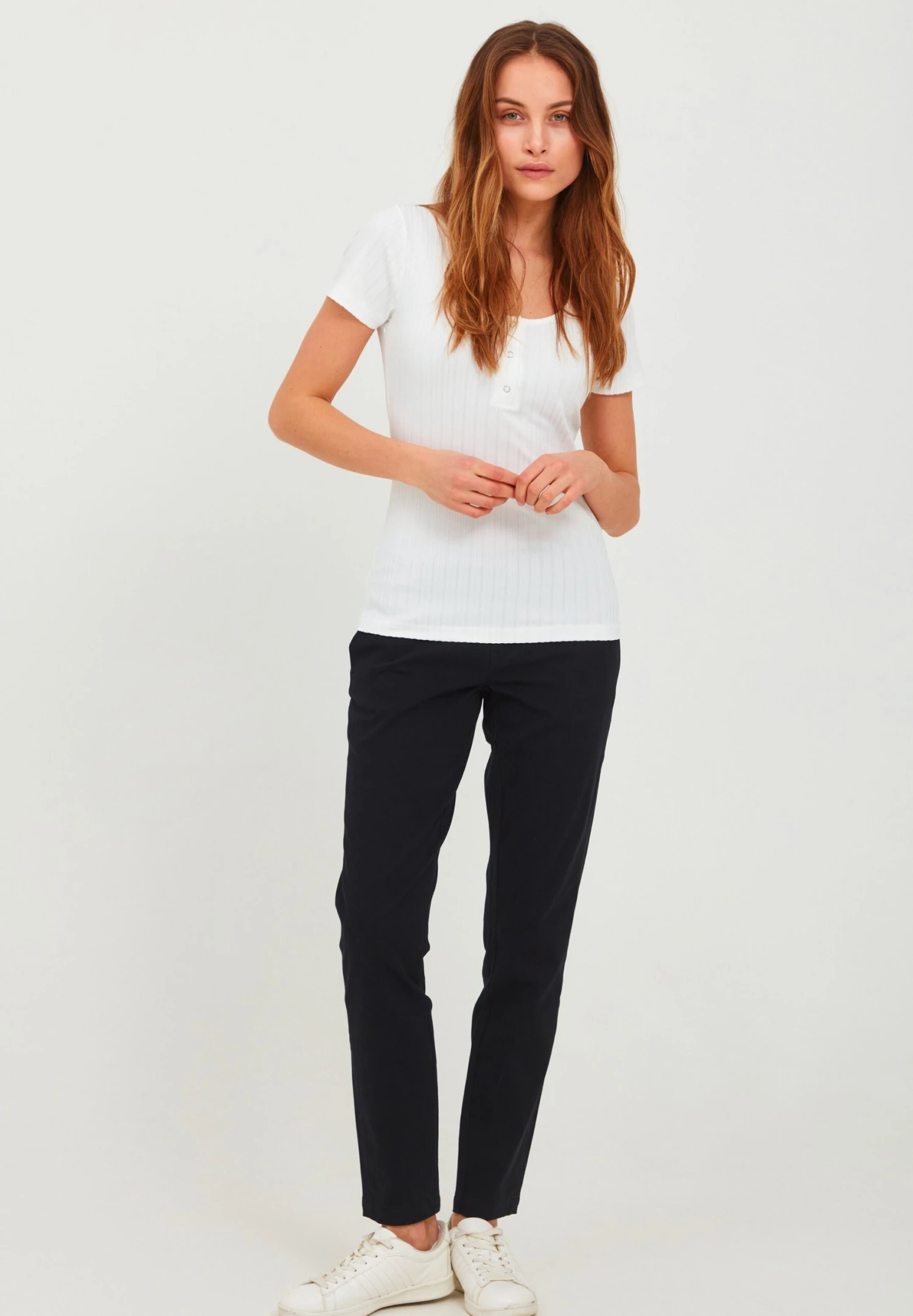 OXMO OXPILAR CASUAL FIT - Chinos - Black 3 OXMO OXPILAR CASUAL FIT - Chinos - Black - Image 3