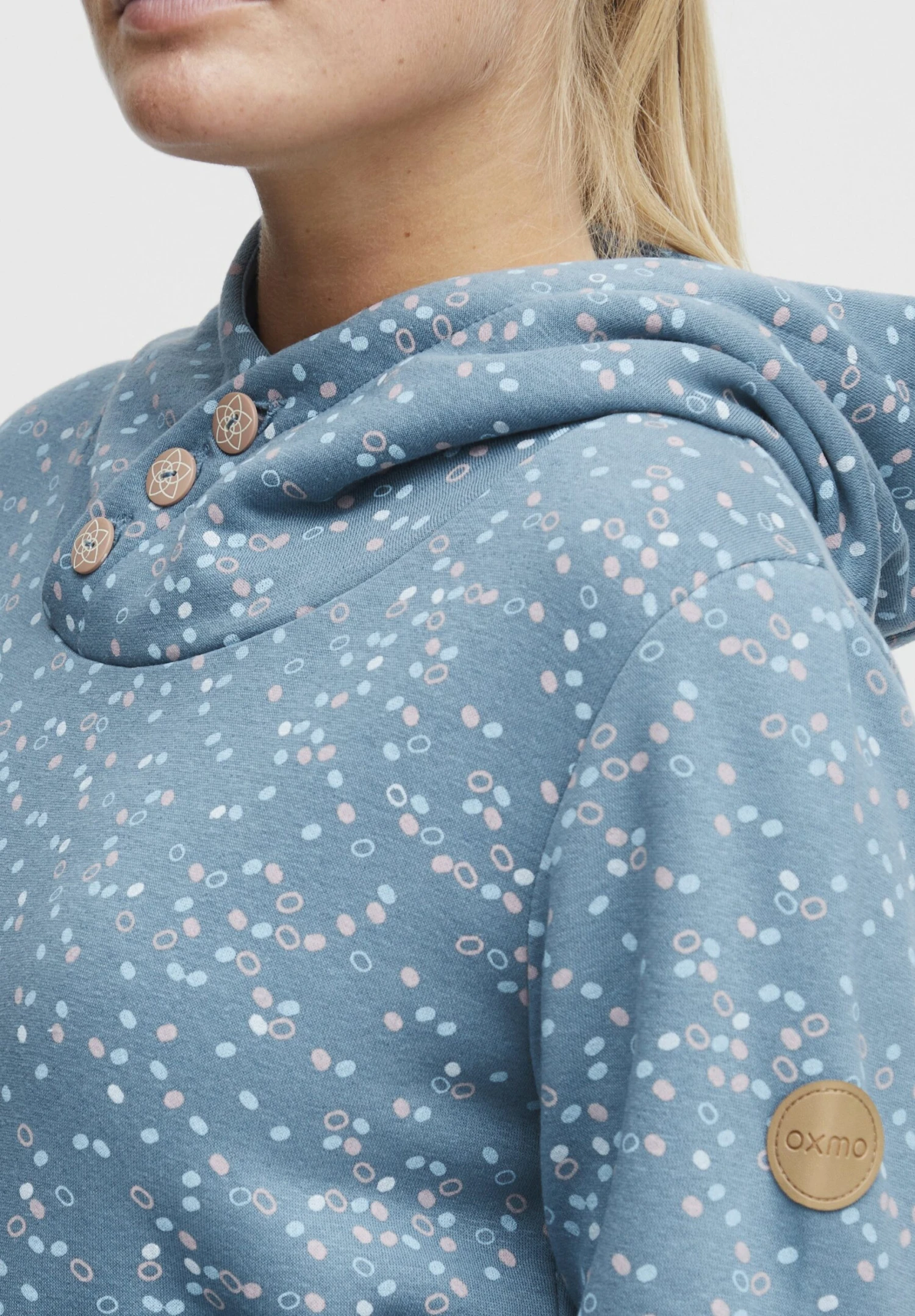 OXMO OX - Hoodie - Bluestone 4 OXMO OX - Hoodie - Bluestone - Image 4