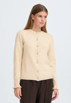 OXMO BMMNERA - Cardigan - Oatmeal Melange
