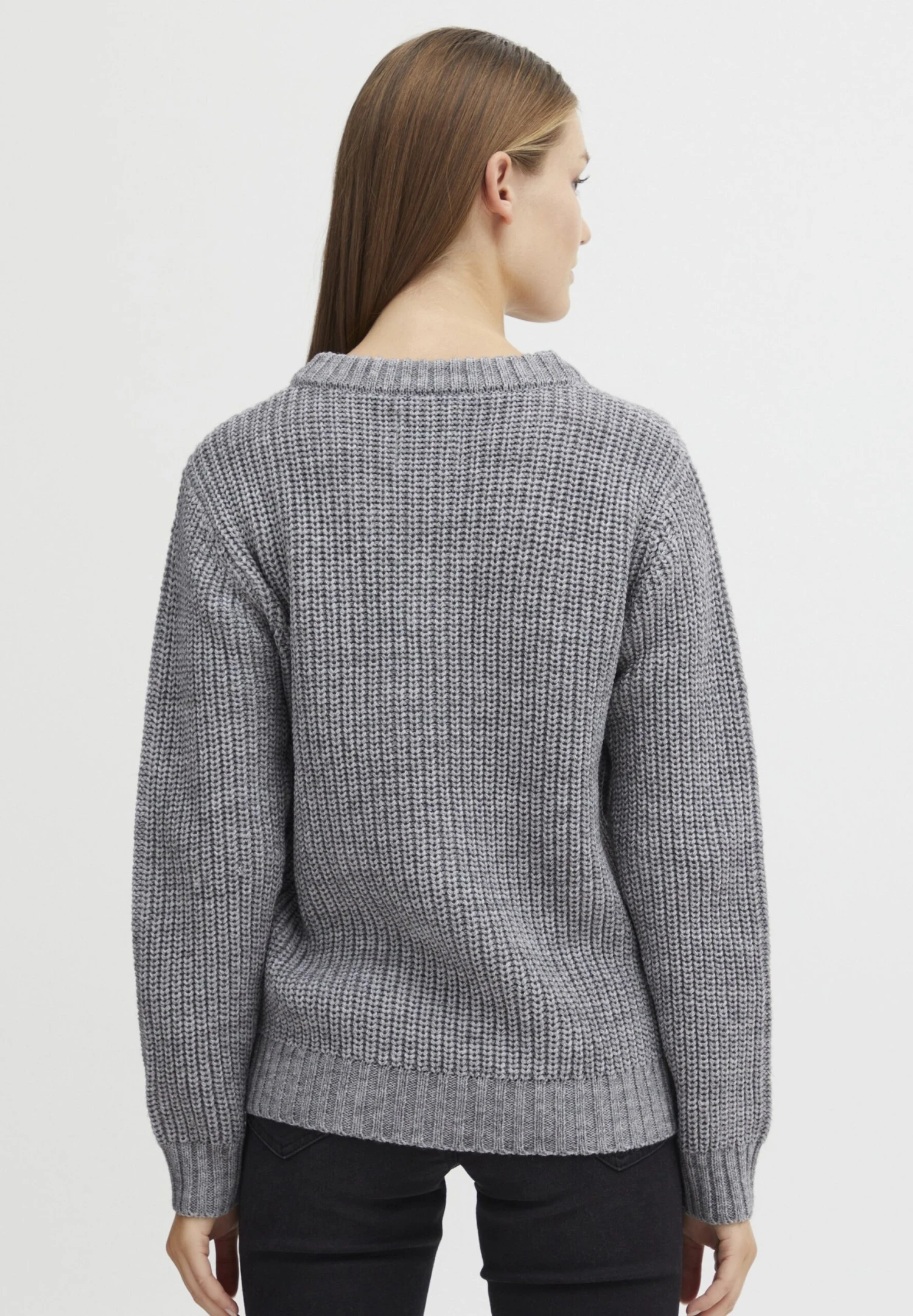 OXMO OXNanny - Jumper - Medium Grey Melange 3 OXMO OXNanny - Jumper - Medium Grey Melange - Image 3
