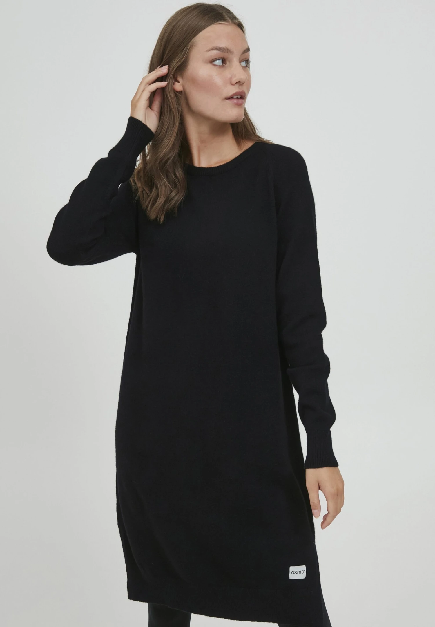 OXMO OXMAREEN - Jumper Dress - Black 1 OXMO OXMAREEN - Jumper Dress - Black